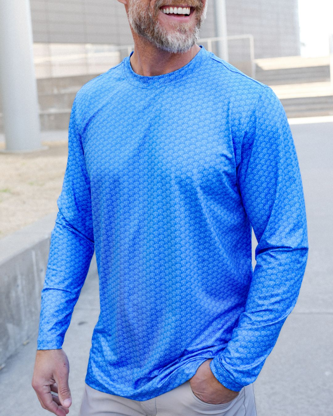 Silky Soft Crew Polo Long Sleeve