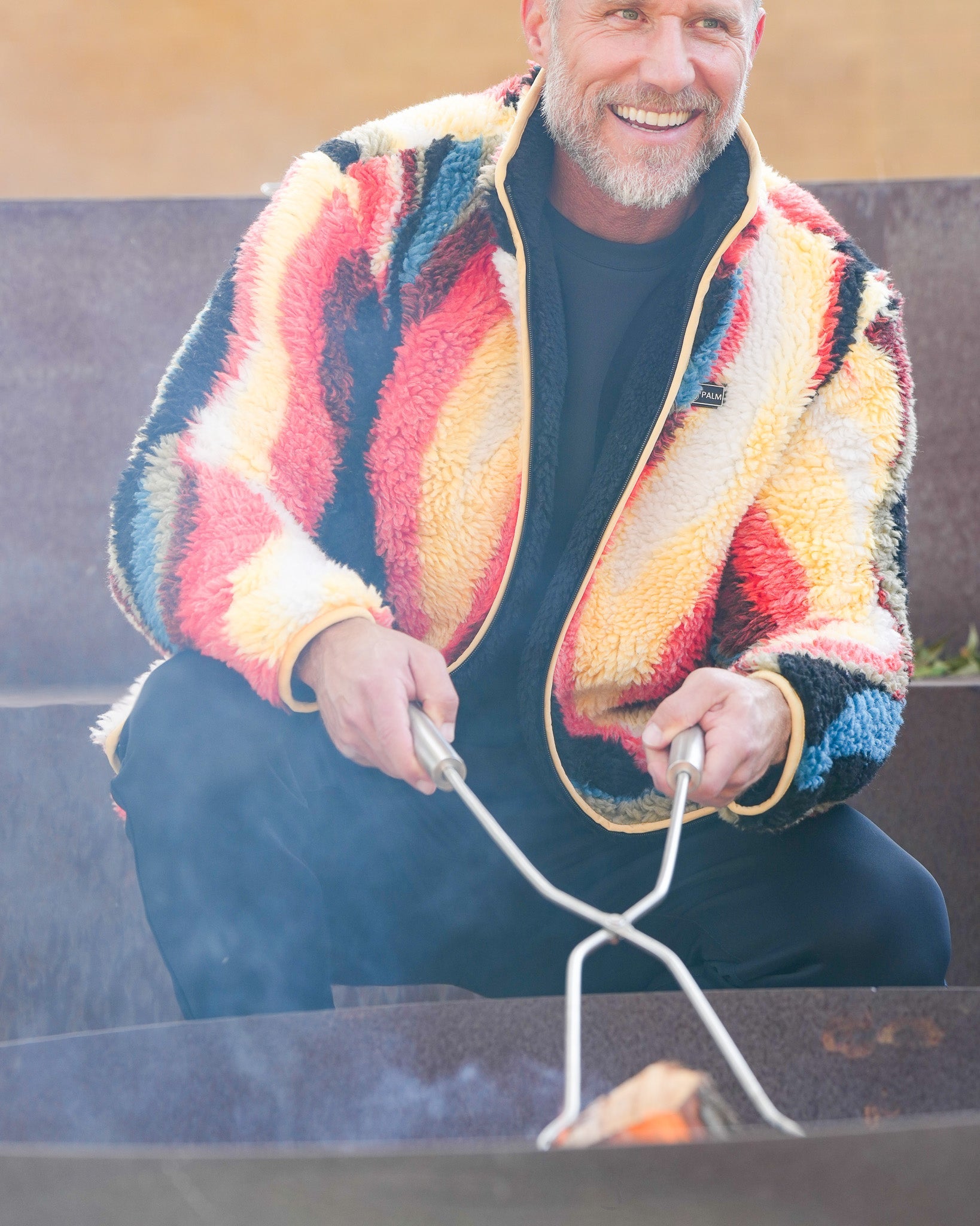 Jacquard Double Sherpa Full Zip