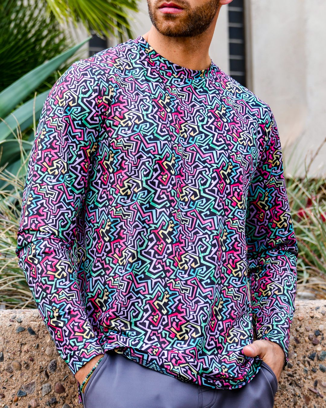 Silky Soft Crew Polo Long Sleeve