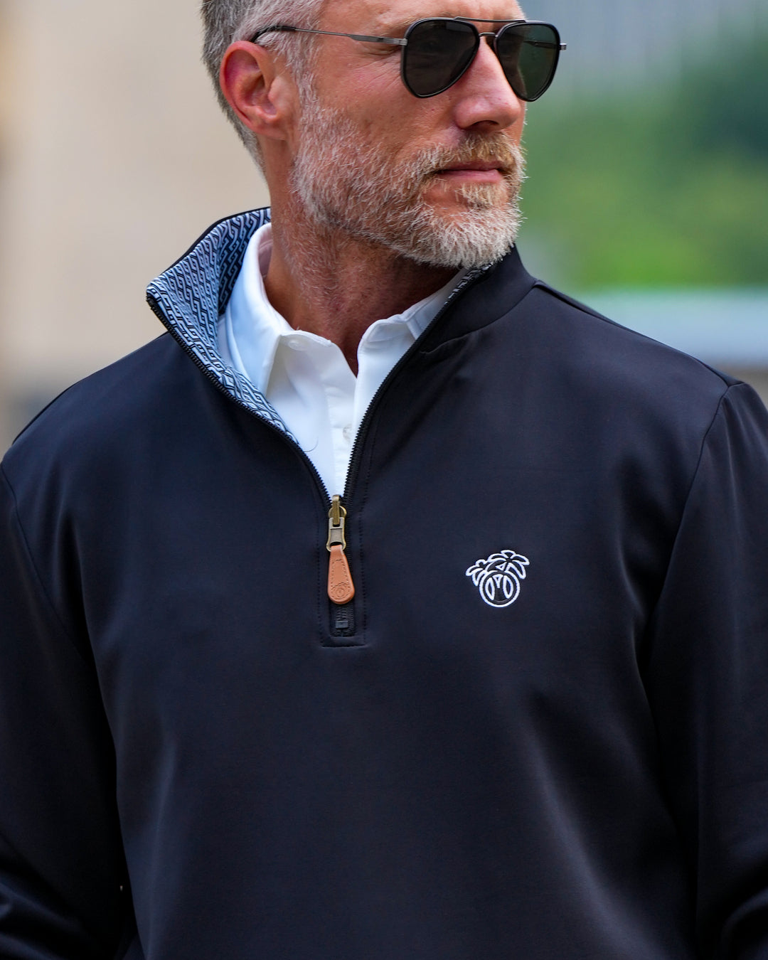 Reversible Infinity 1/4 Zip - Oversized Fit