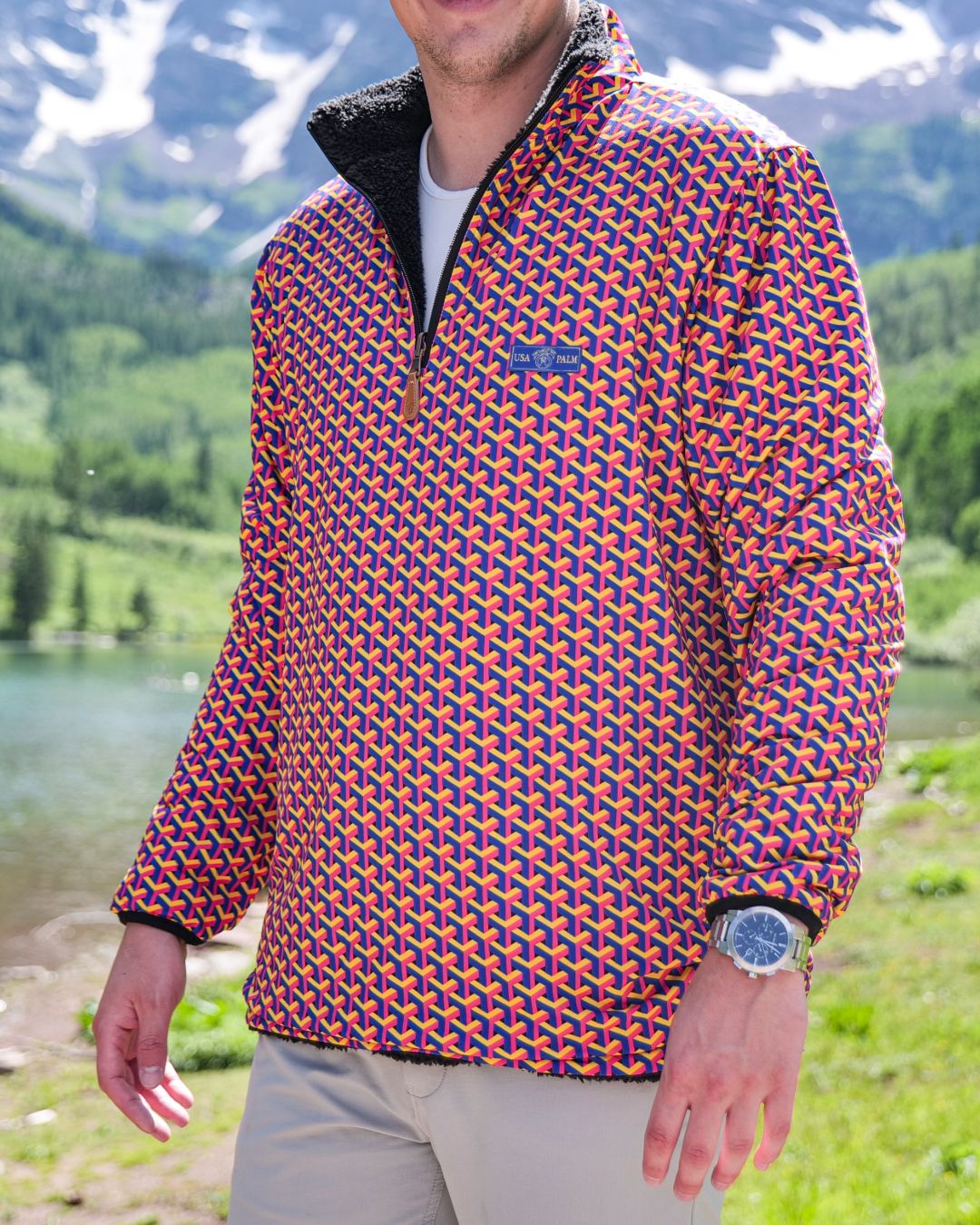 Reversible Light Sherpa 1/4 Zips