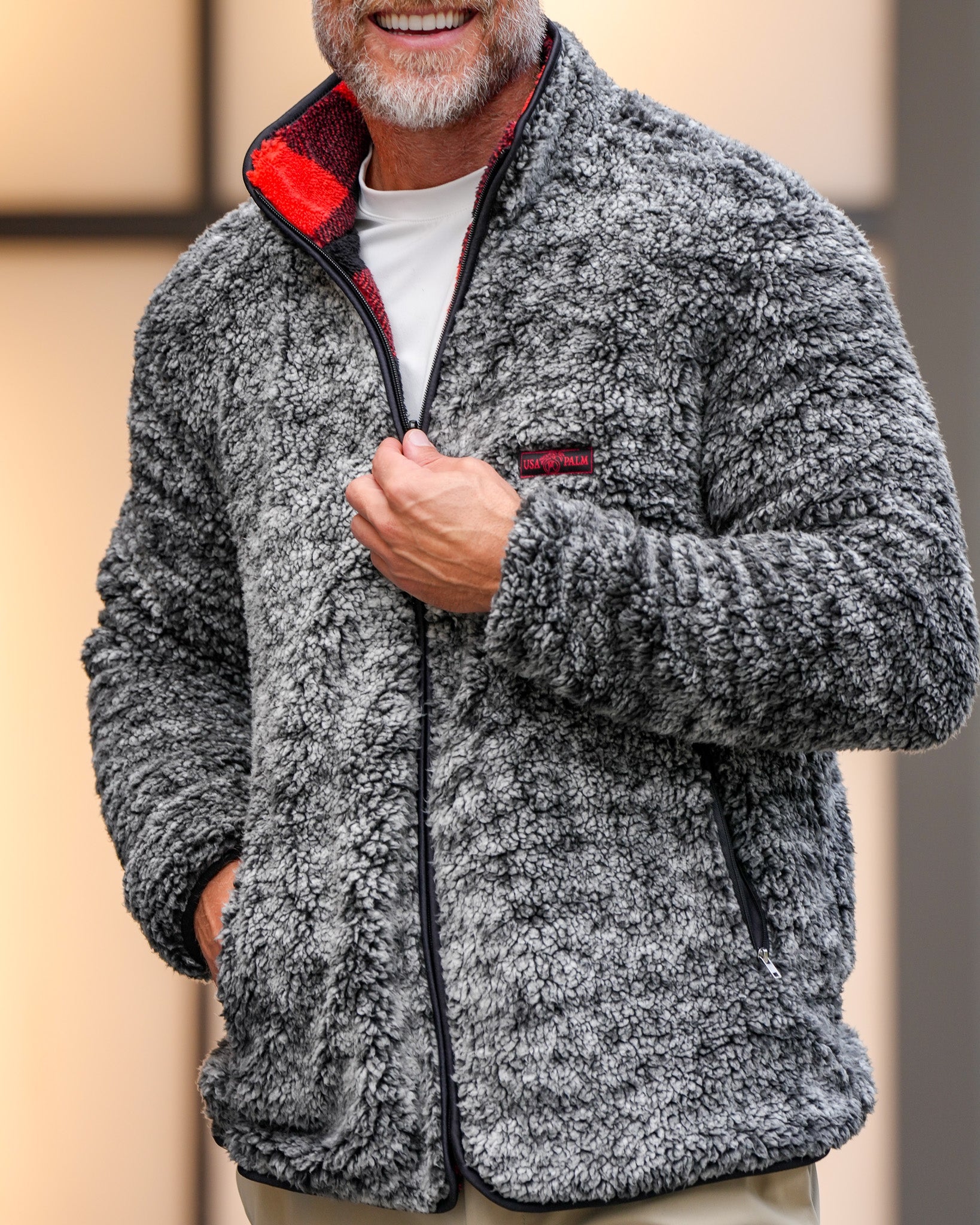 Reversible Sherpa Full Zip