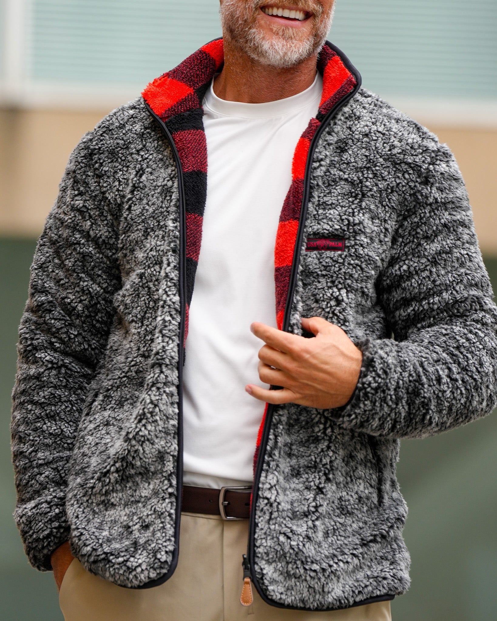 Reversible Sherpa Full Zip