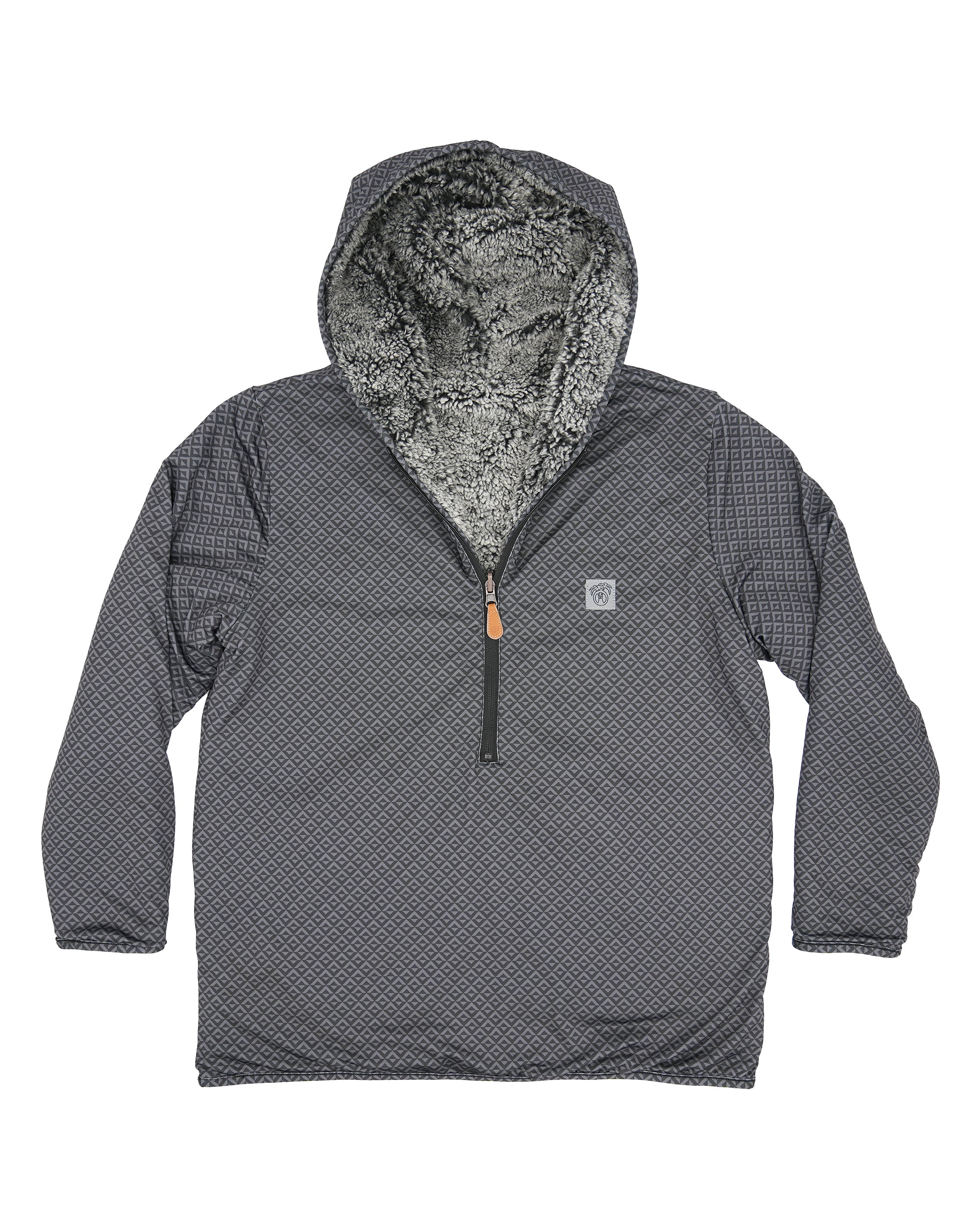 Reversible Sherpa 1/2 Zip Hoodie