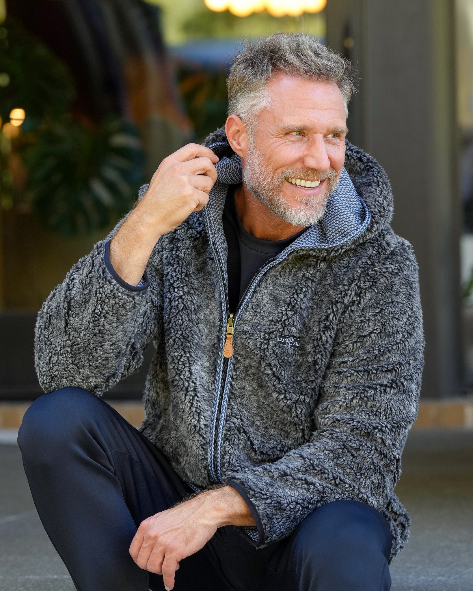 Reversible Sherpa Infinity Full Zip Hoodie