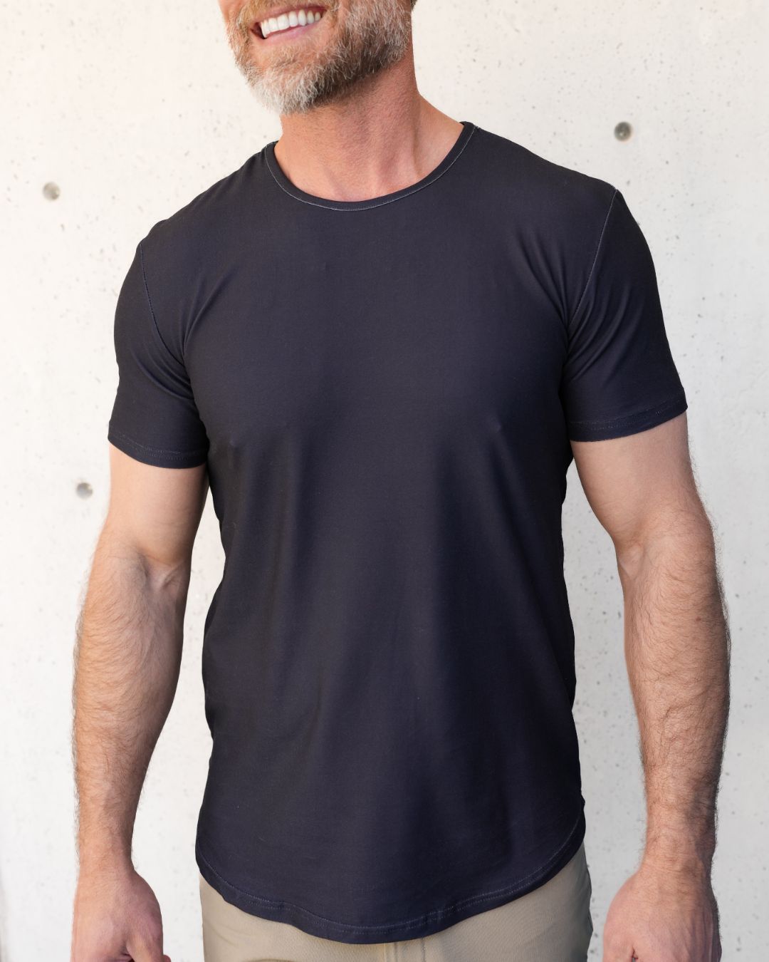 Premium Crew Curve Hem Short Sleeve
