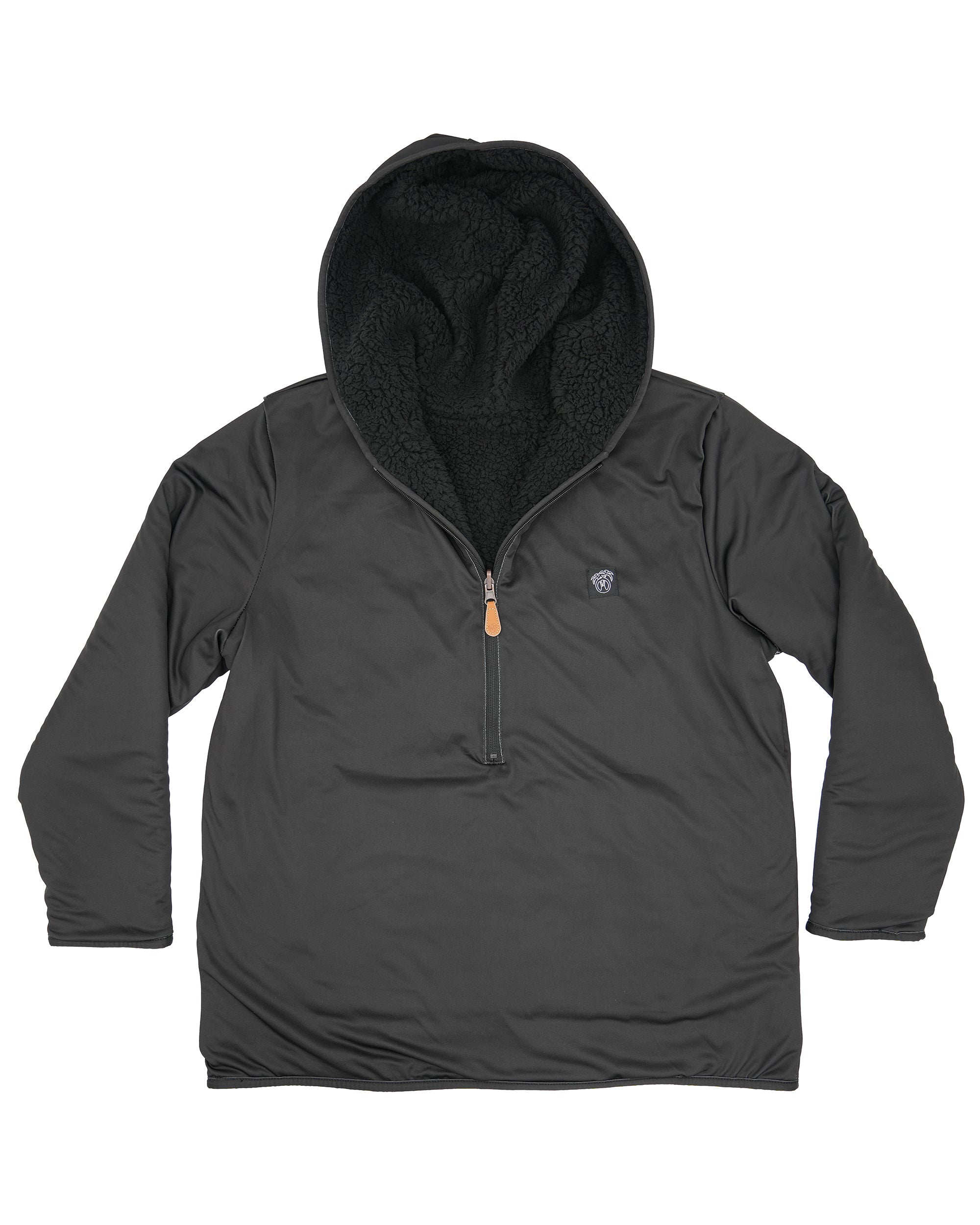 Reversible Sherpa 1/2 Zip Hoodie