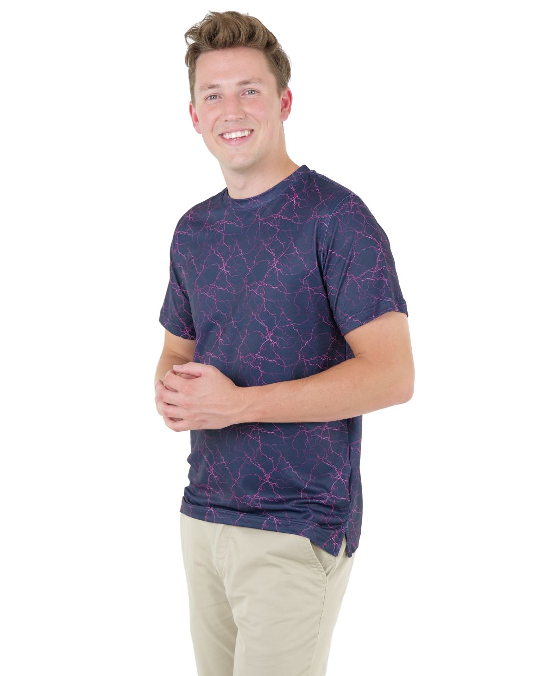 Pique Stretch Crew Polo