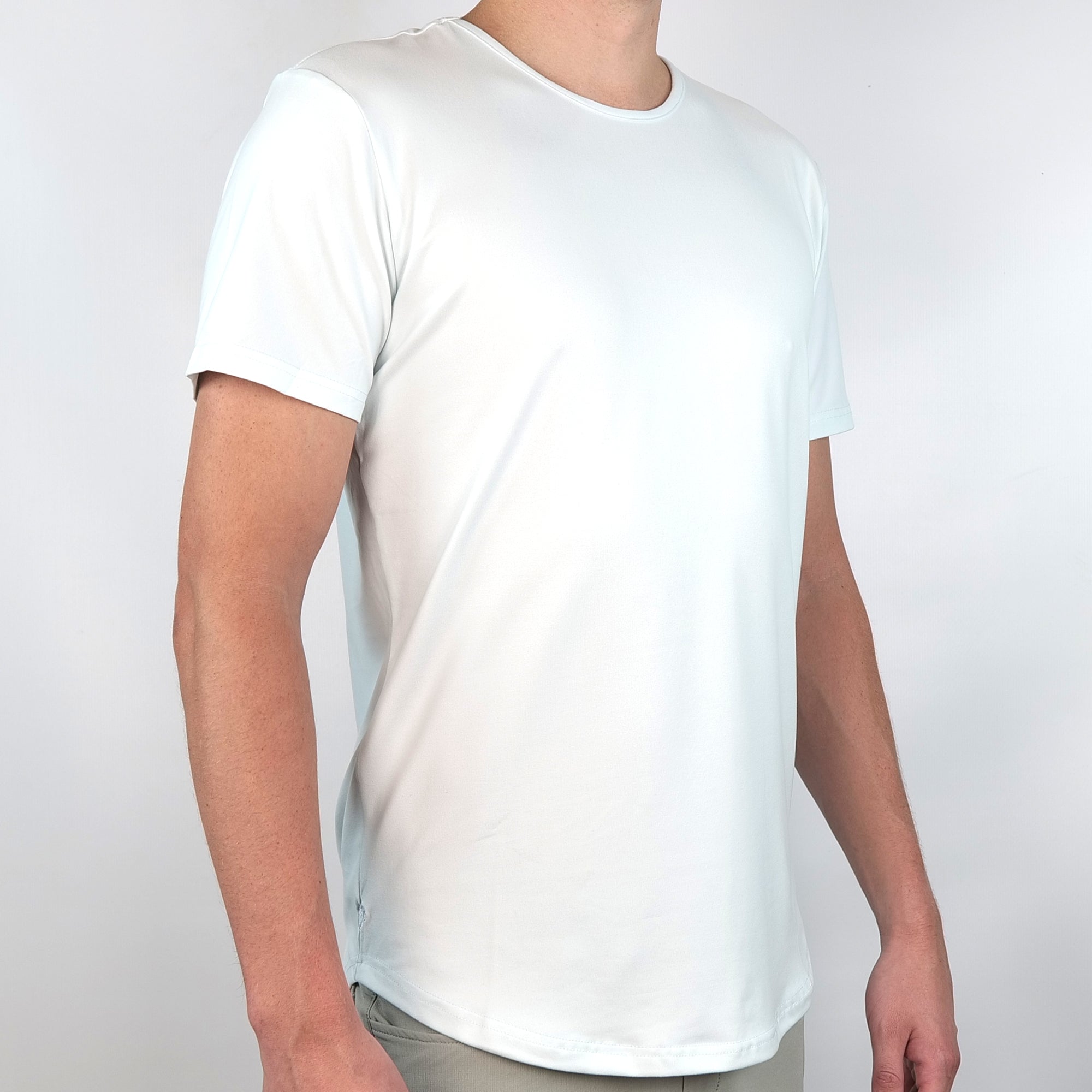 Premium Crew Curve Hem Short Sleeve