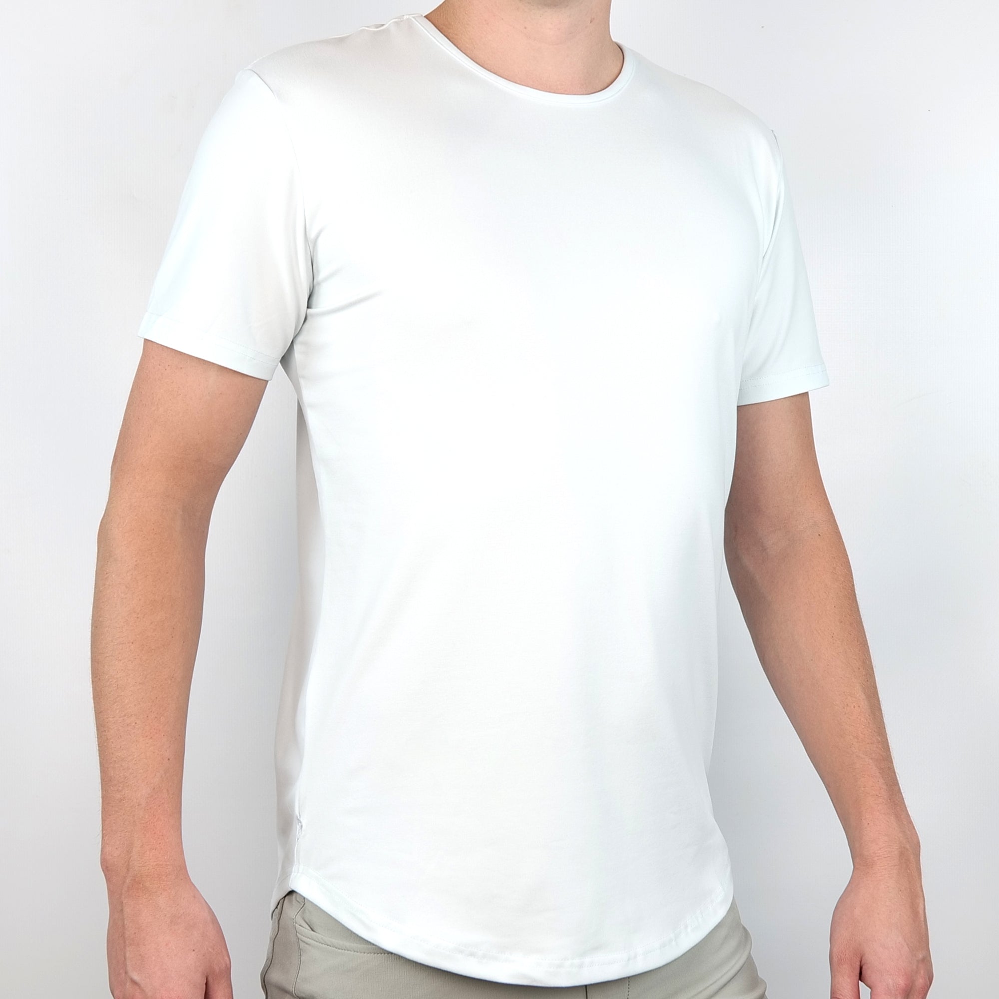 Premium Crew Curve Hem Short Sleeve