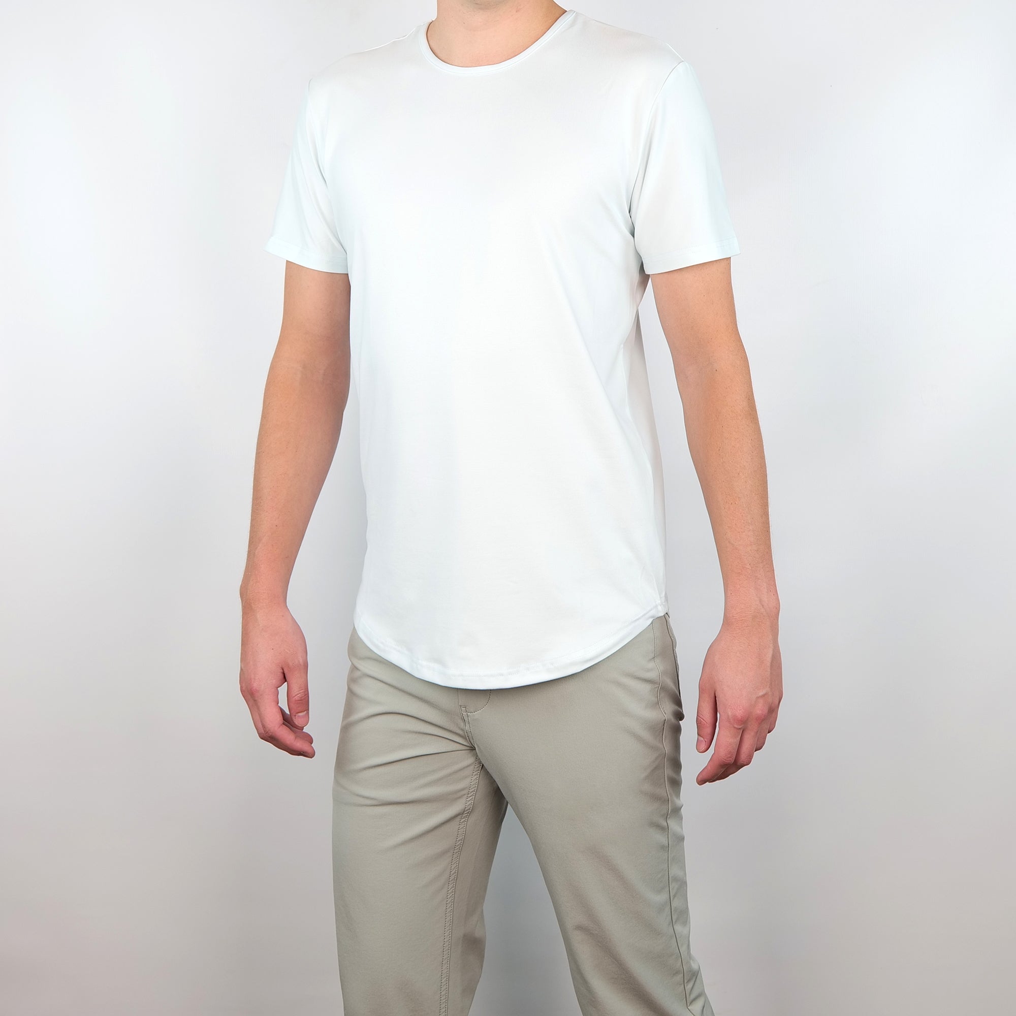 Premium Crew Curve Hem Short Sleeve