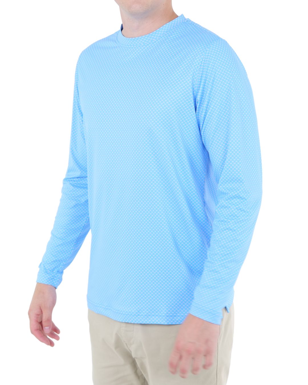 Pique Stretch Crew Polo Long Sleeve
