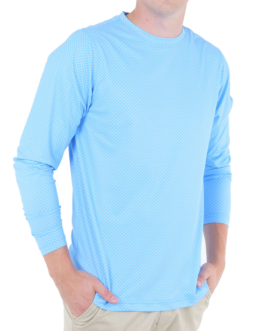 Pique Stretch Crew Polo Long Sleeve