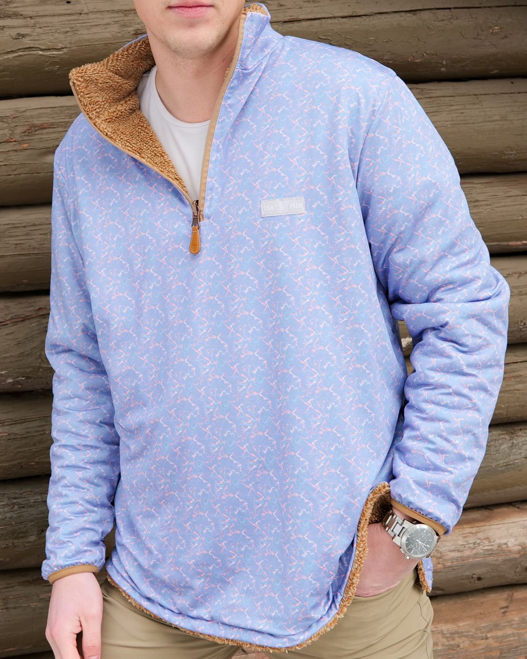 Reversible Light Sherpa 1/4 Zips