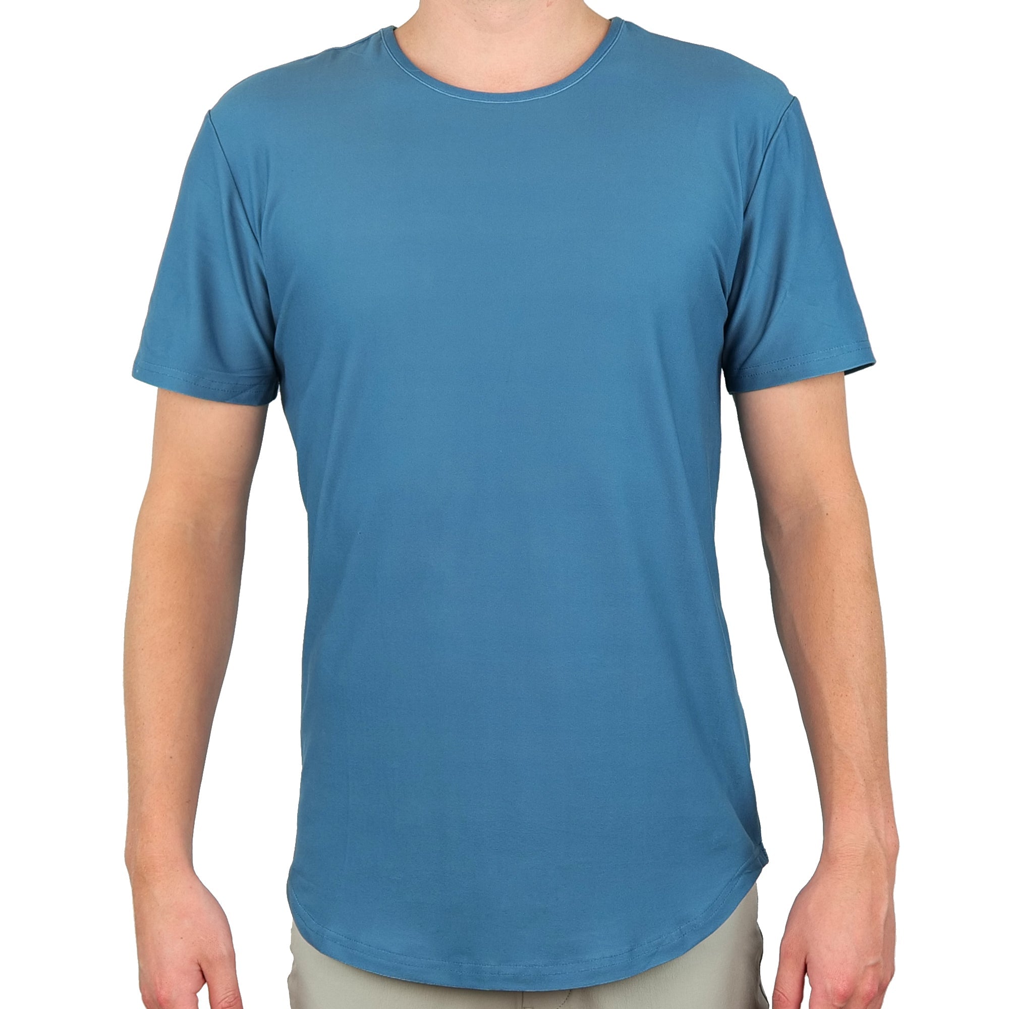 Premium Crew Curve Hem Short Sleeve