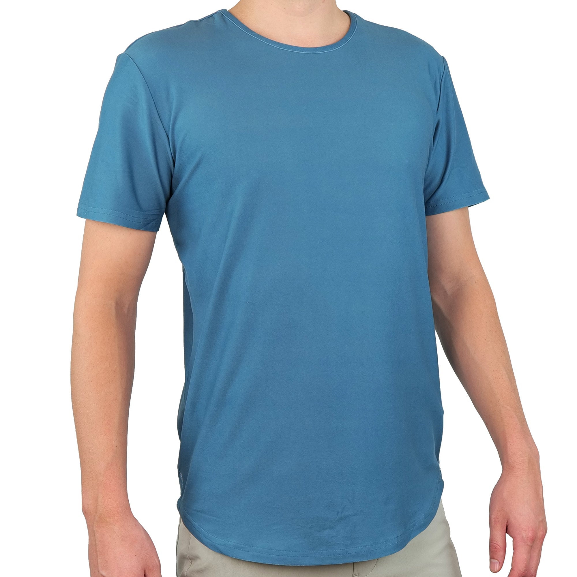 Premium Crew Curve Hem Short Sleeve