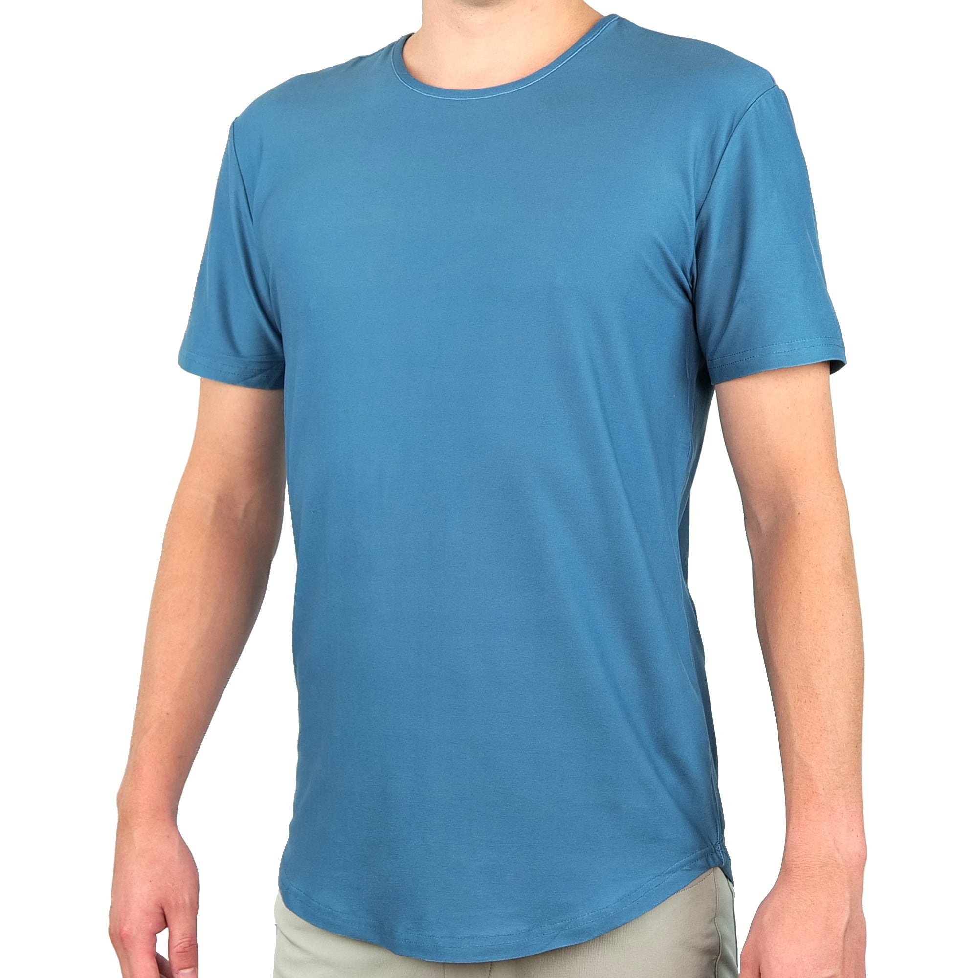 Premium Crew Curve Hem Short Sleeve