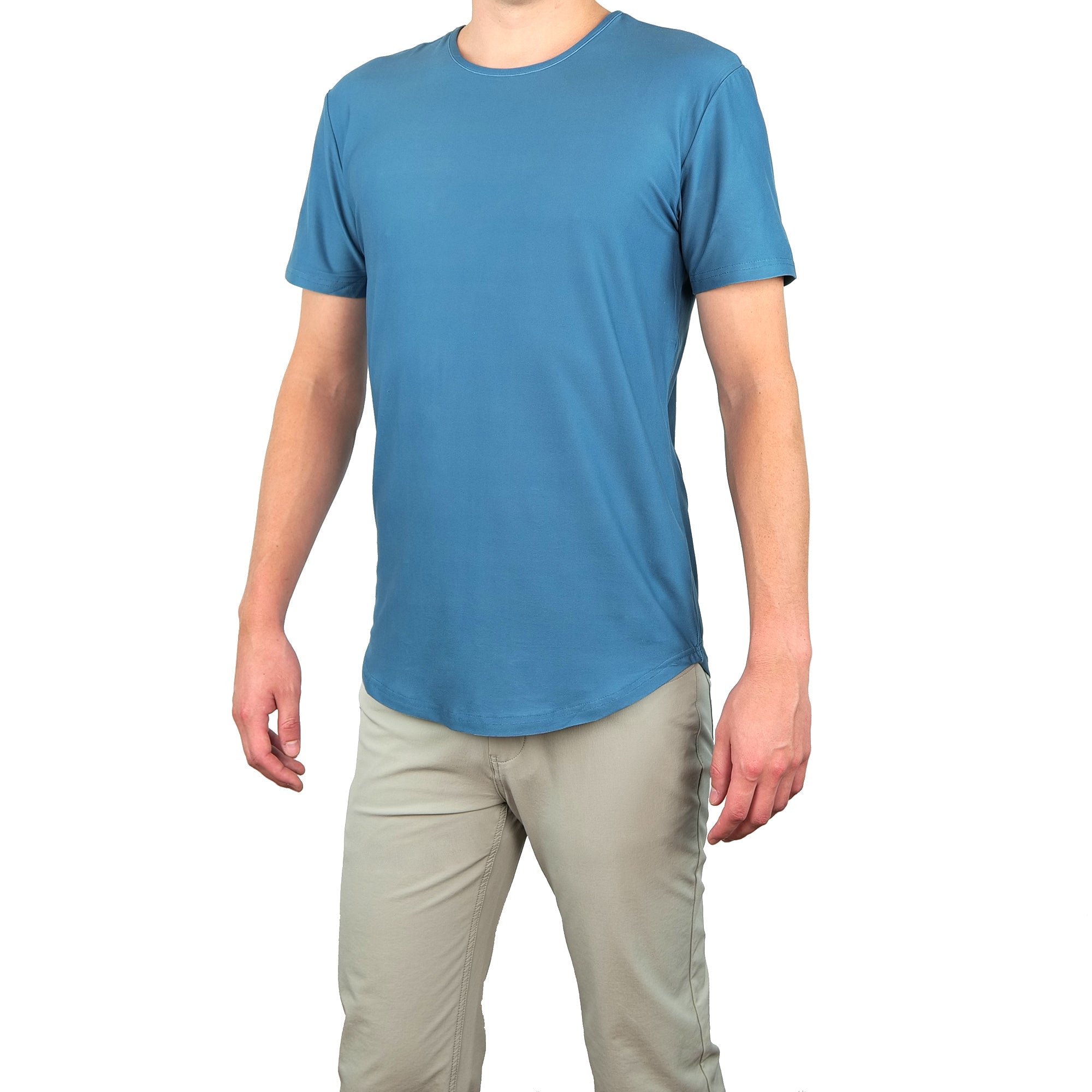 Premium Crew Curve Hem Short Sleeve