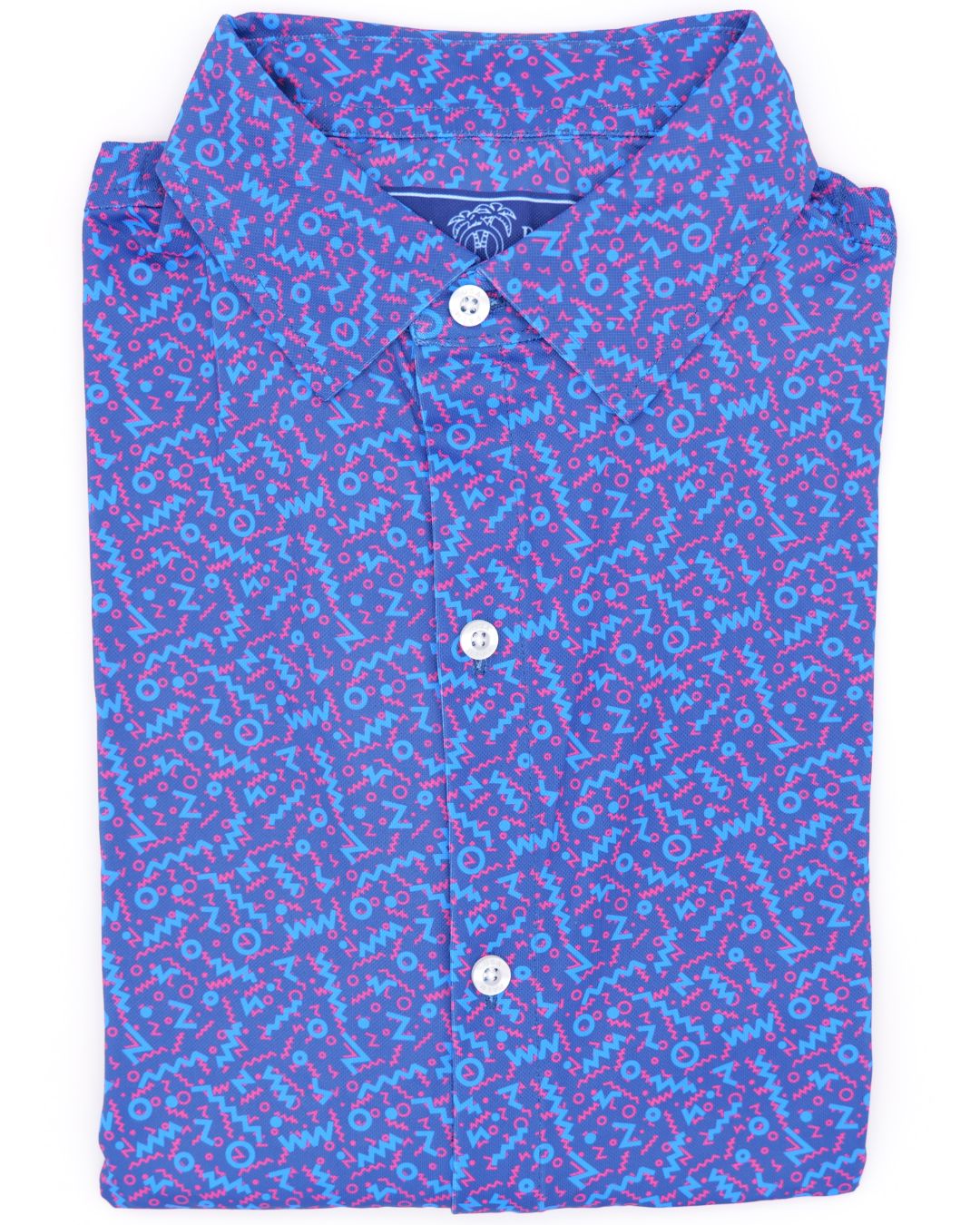 Pique Stretch Button Up Long Sleeves