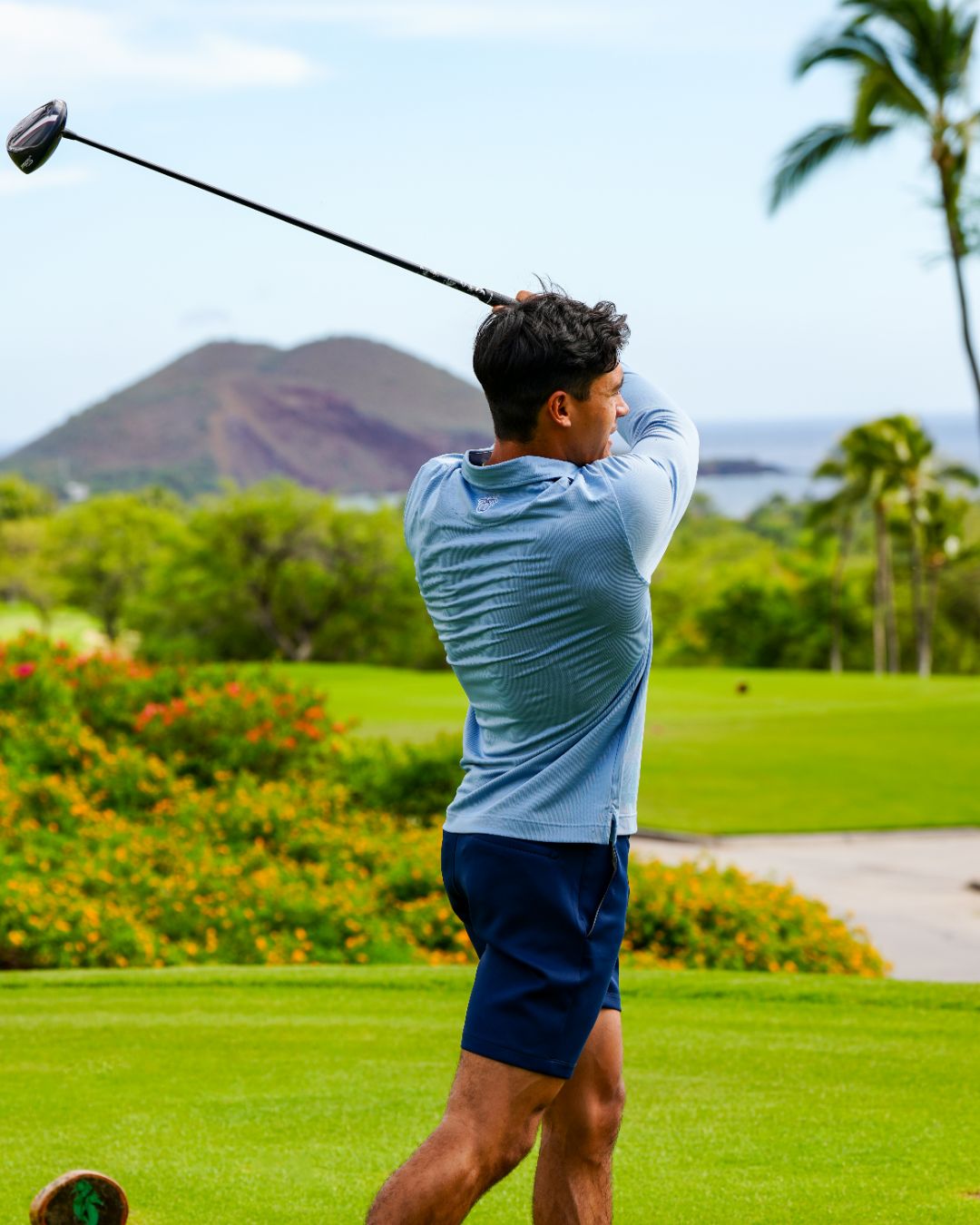 Pique Stretch Polo Long Sleeve