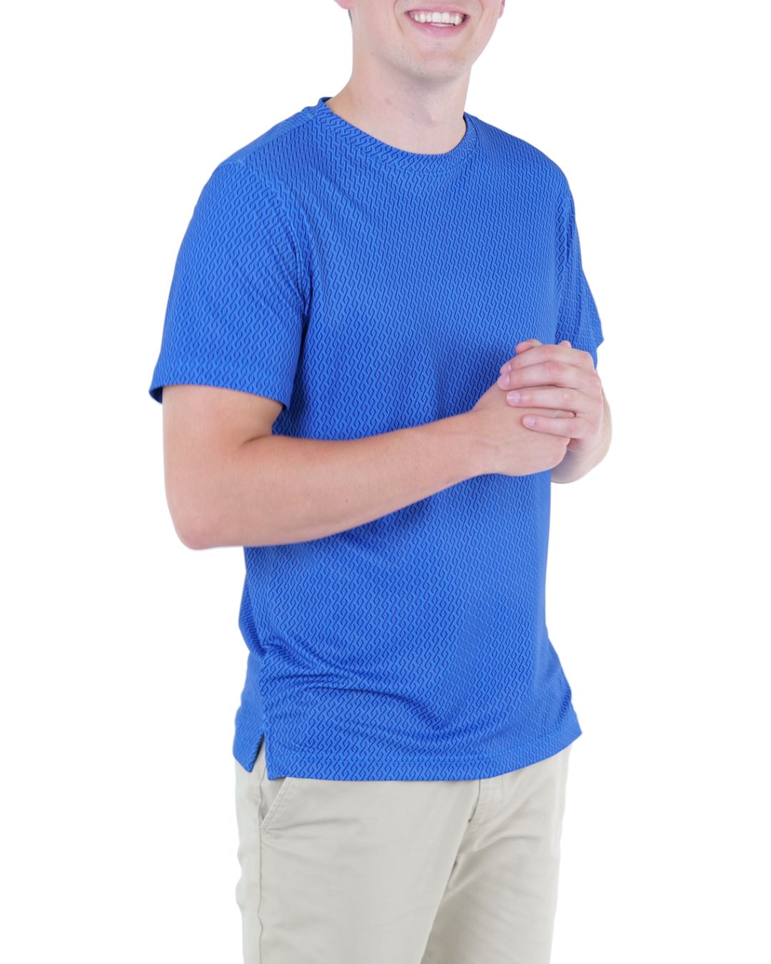 Pique Stretch Crew Polo