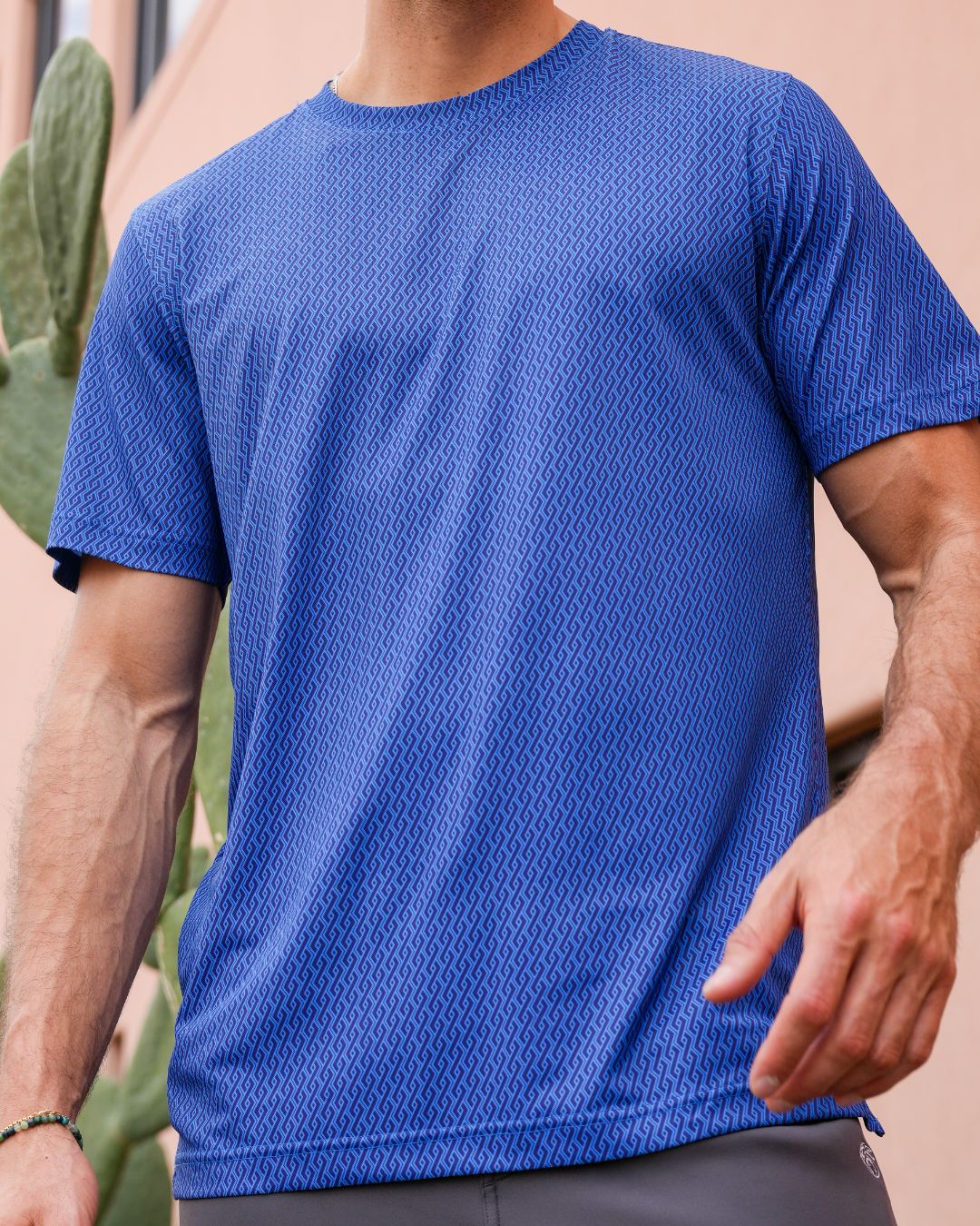 Pique Stretch Crew Polo