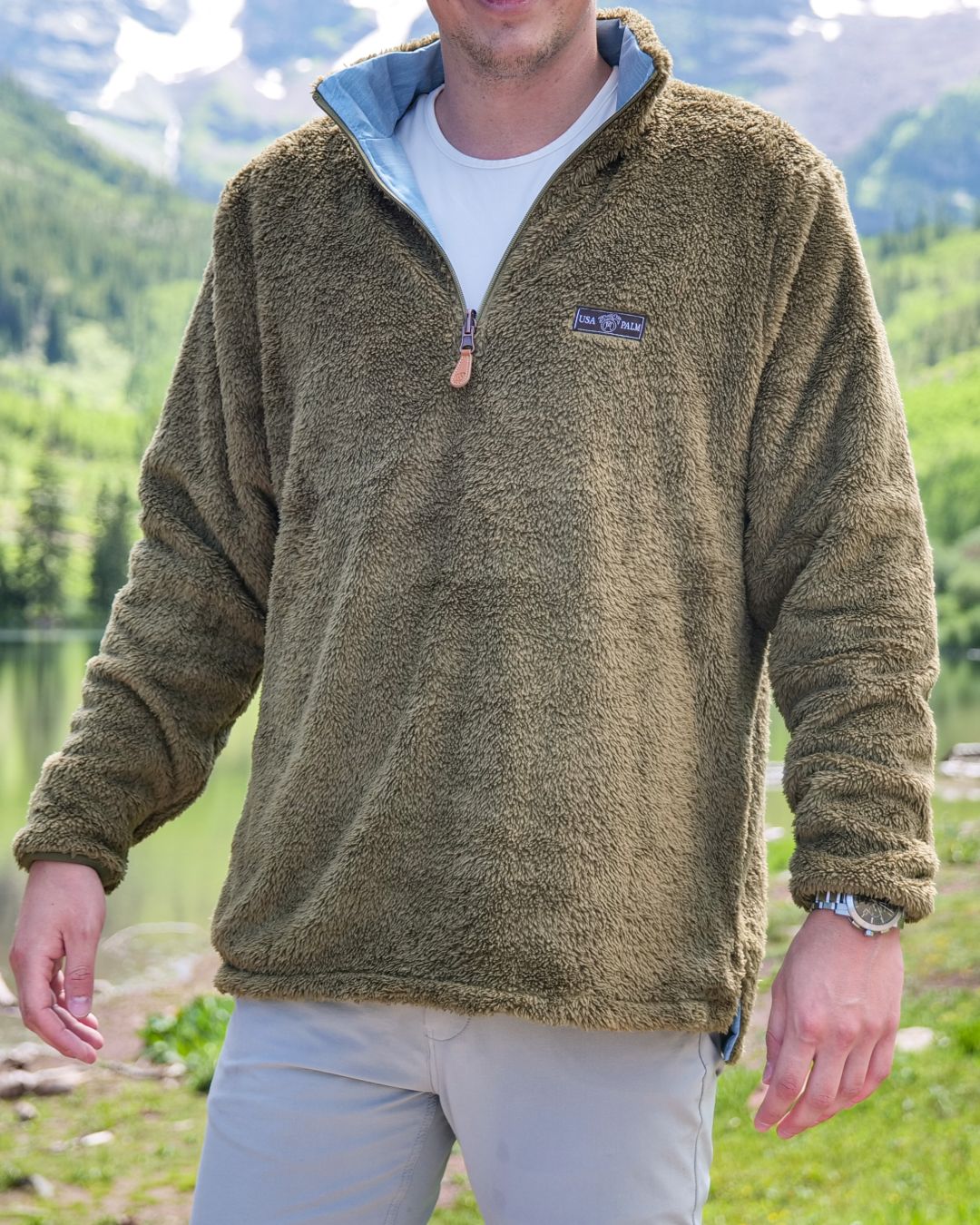 Reversible Light Sherpa 1/4 Zips