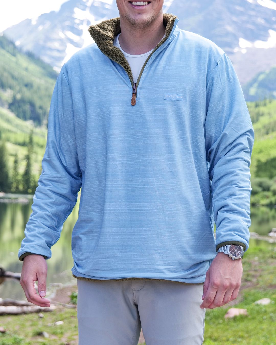 Reversible Light Sherpa 1/4 Zips