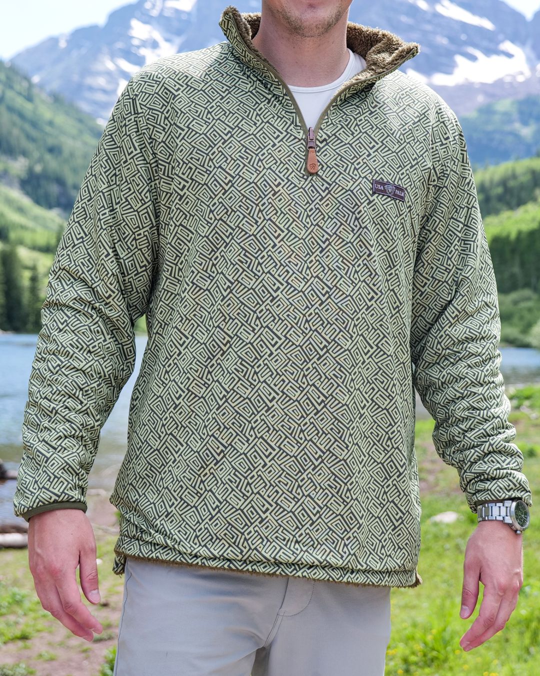 Reversible Light Sherpa 1/4 Zips