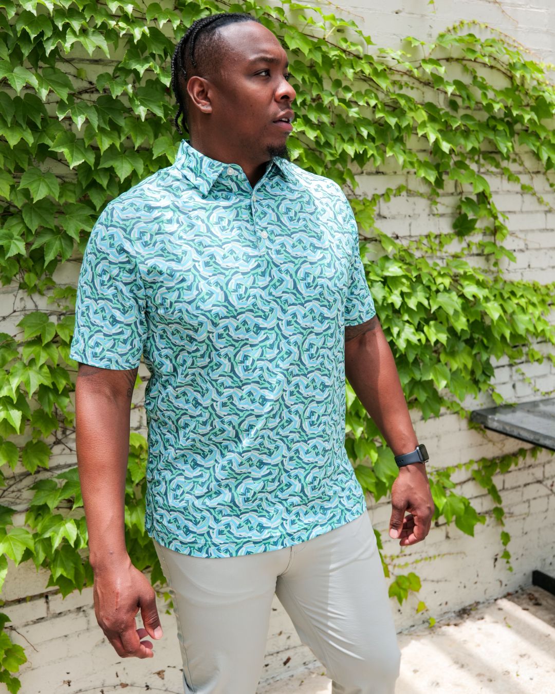 Pique Stretch Polo - Classic Fit