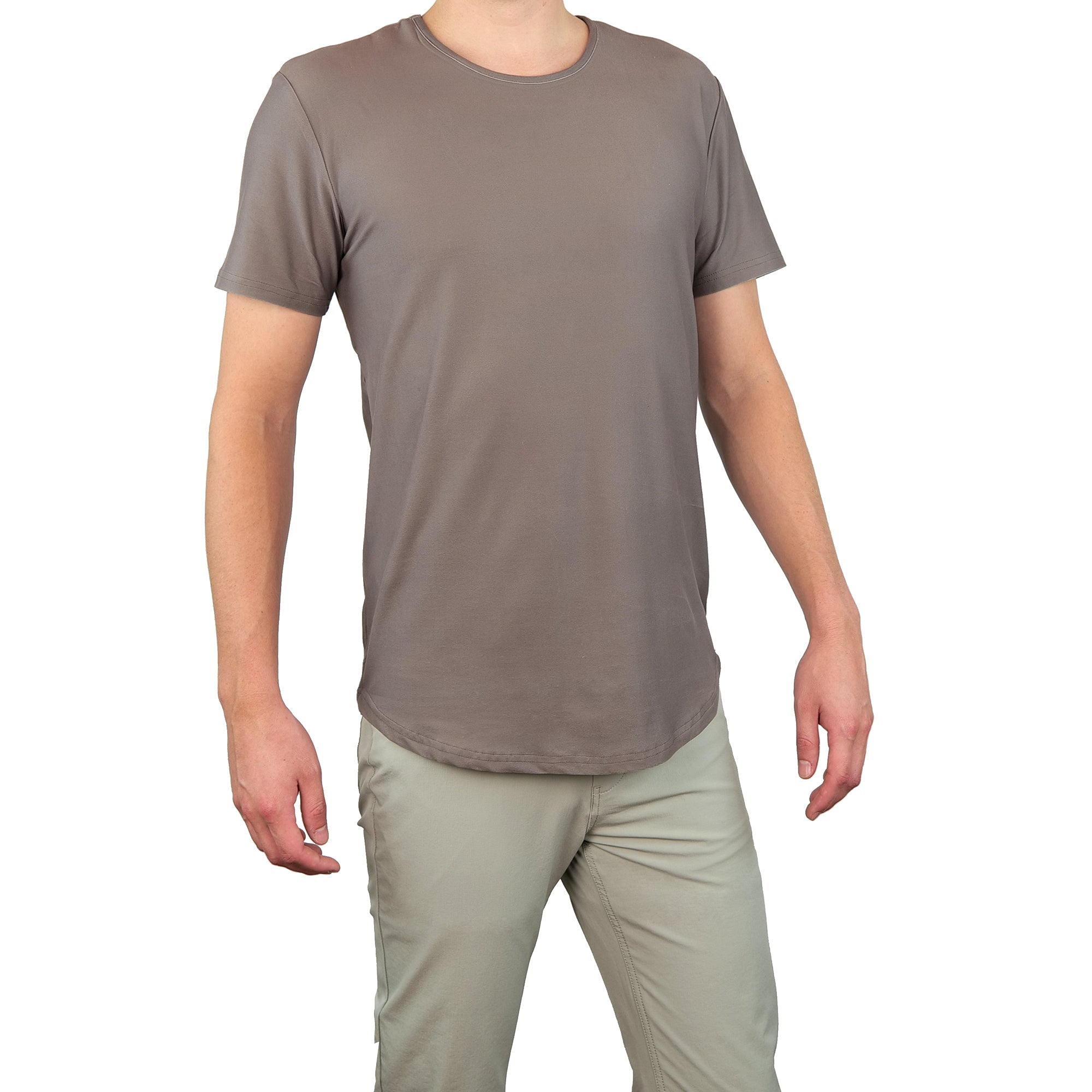 Premium Crew Curve Hem Short Sleeve