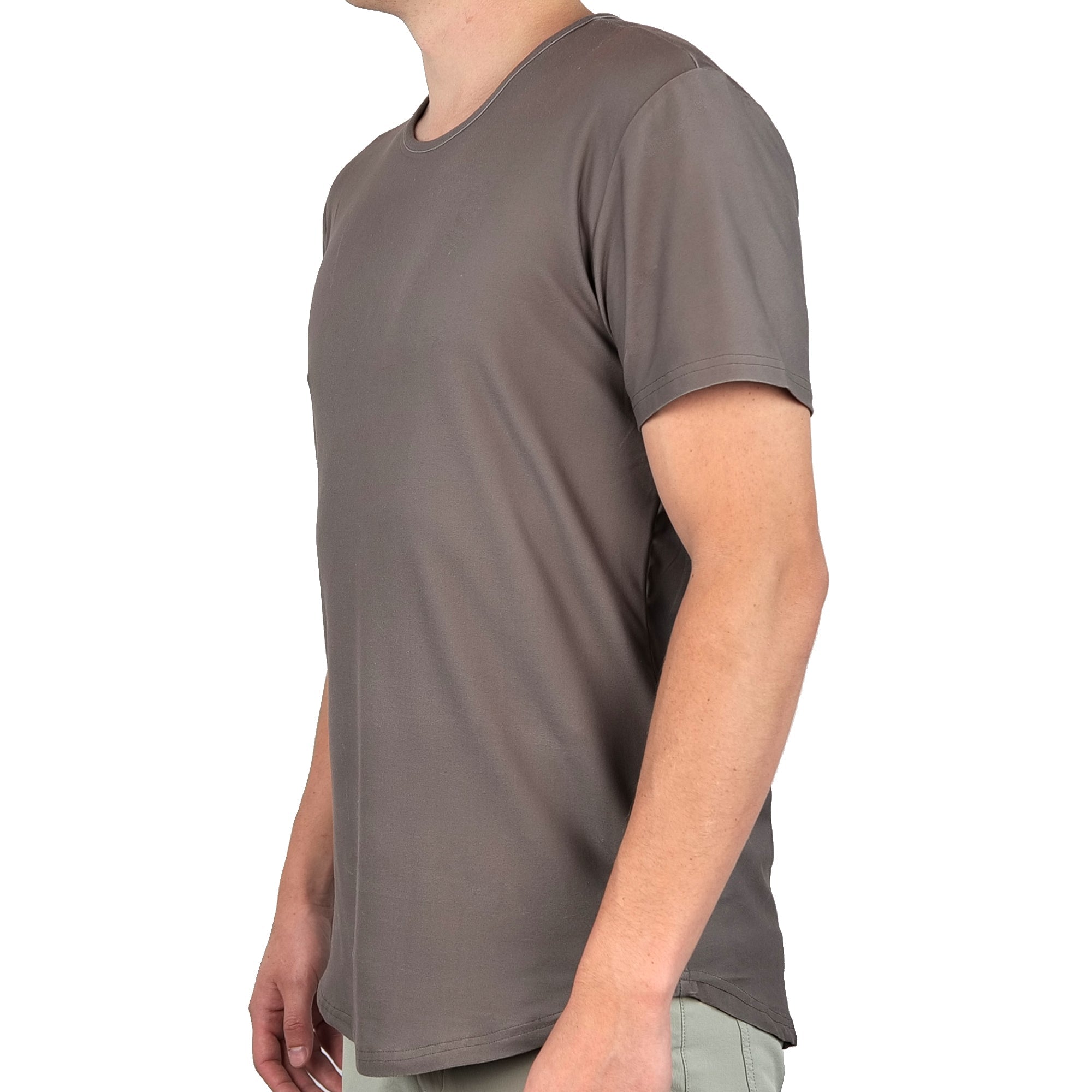 Premium Crew Curve Hem Short Sleeve