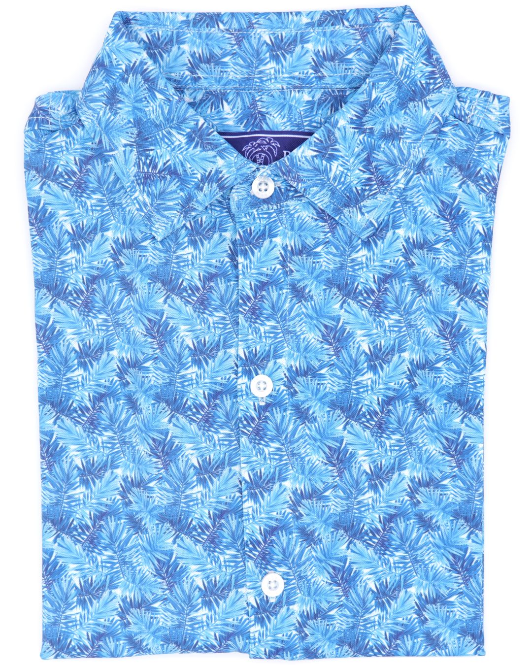 Pique Stretch Button Up Short Sleeves