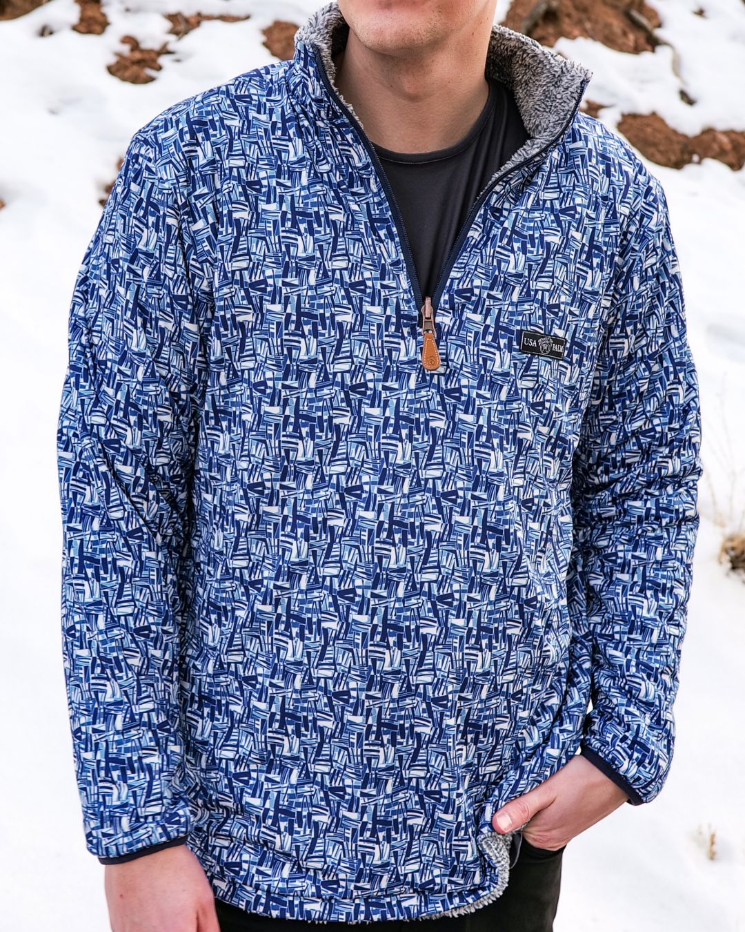 Reversible Light Sherpa 1/4 Zips