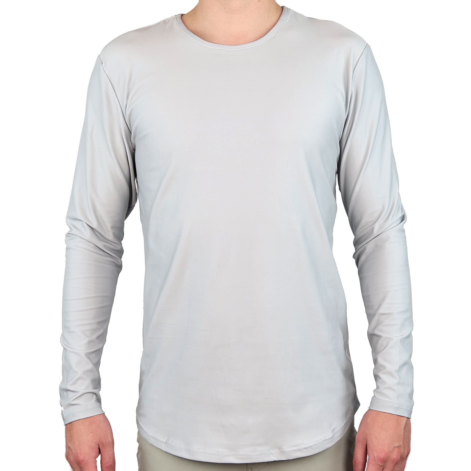 Premium Crew Curve Hem Long Sleeve