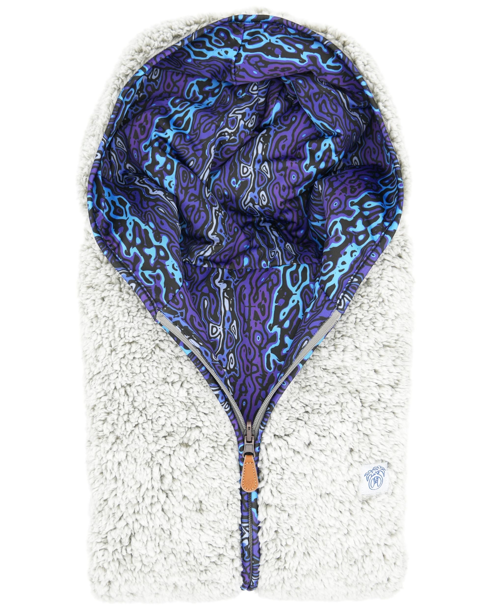 Reversible Sherpa 1/2 Zip Hoodie