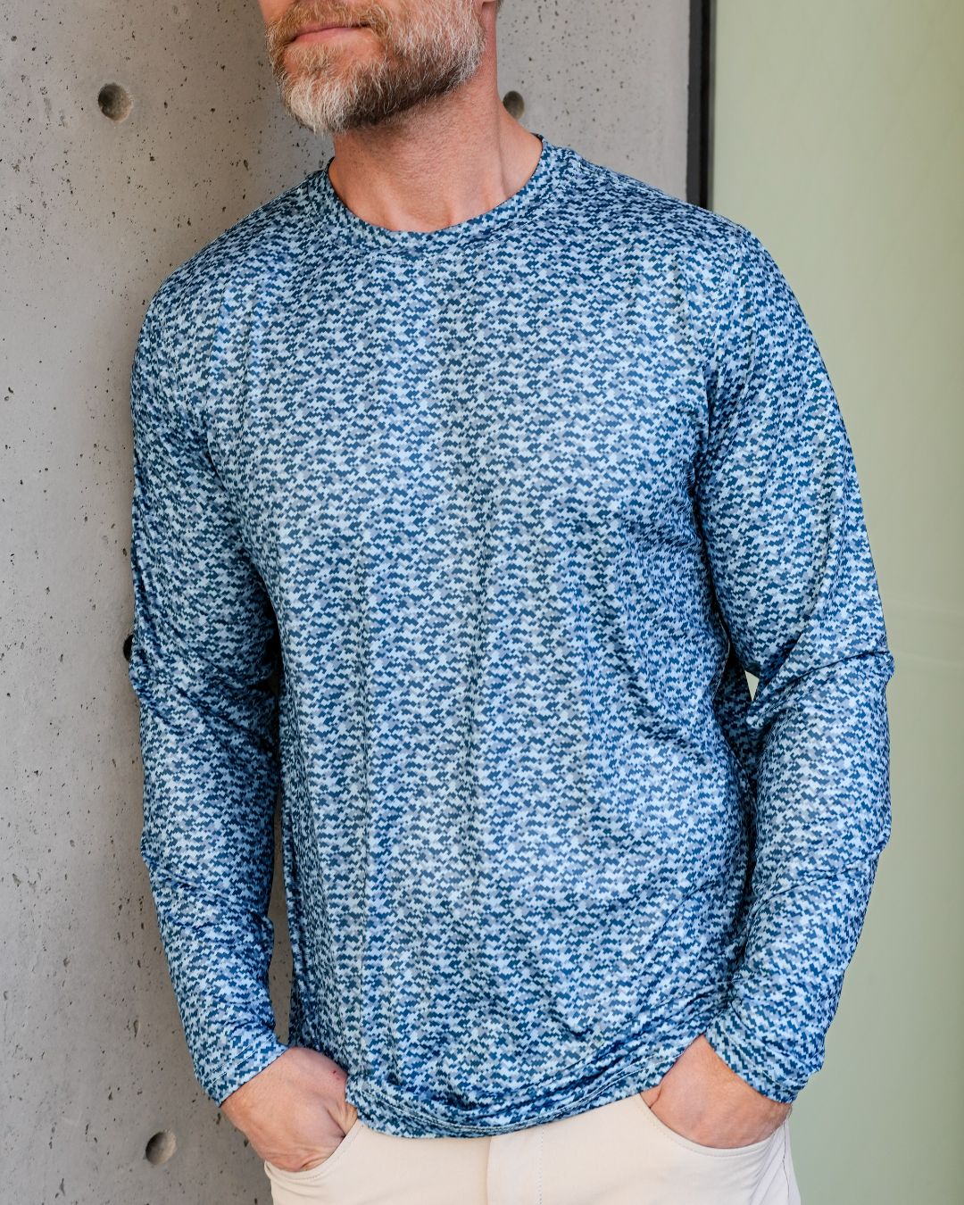 Silky Soft Crew Polo Long Sleeve