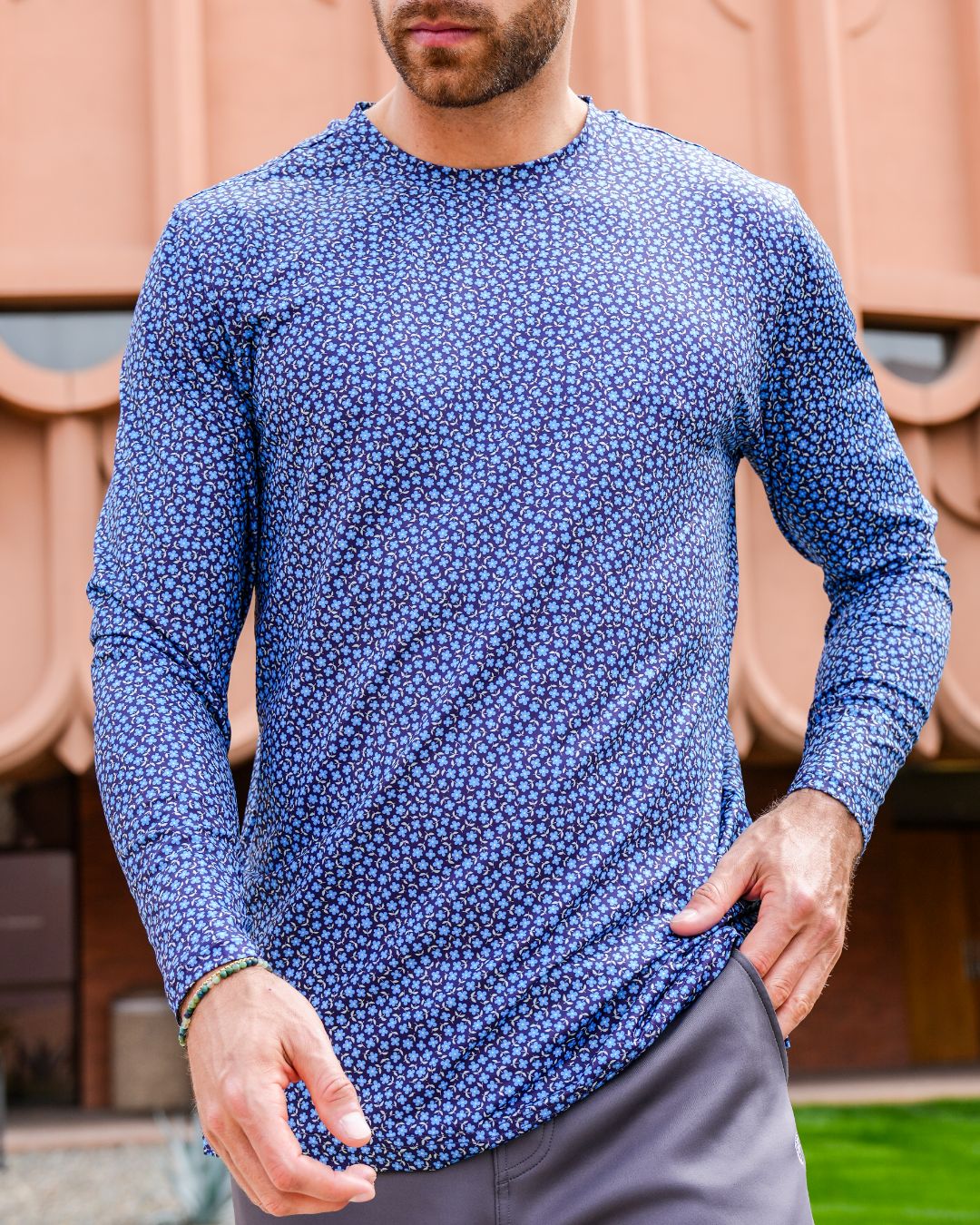 Silky Soft Crew Polo Long Sleeve