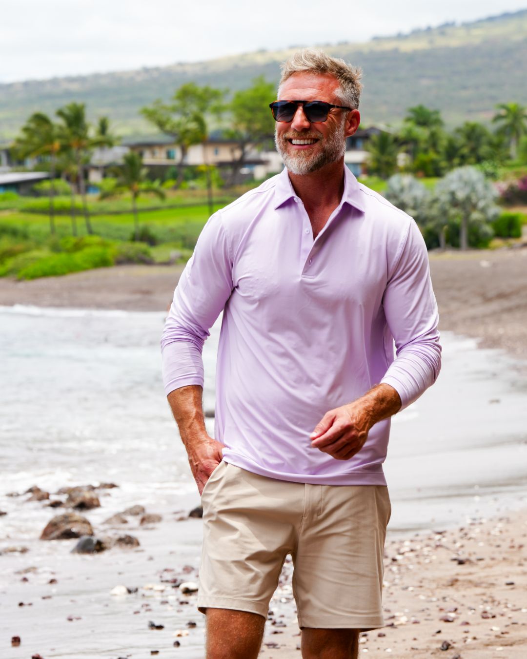 Silky Soft Polo Long Sleeve