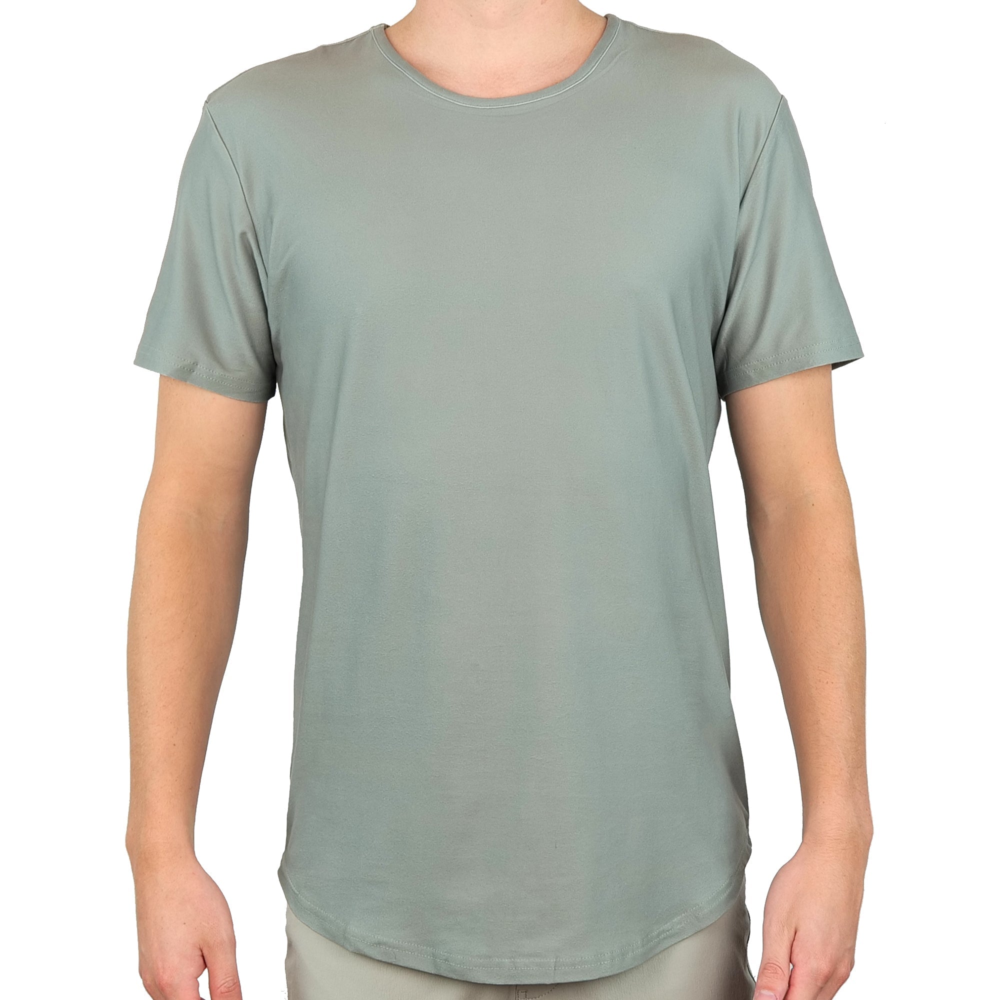 Premium Crew Curve Hem Short Sleeve