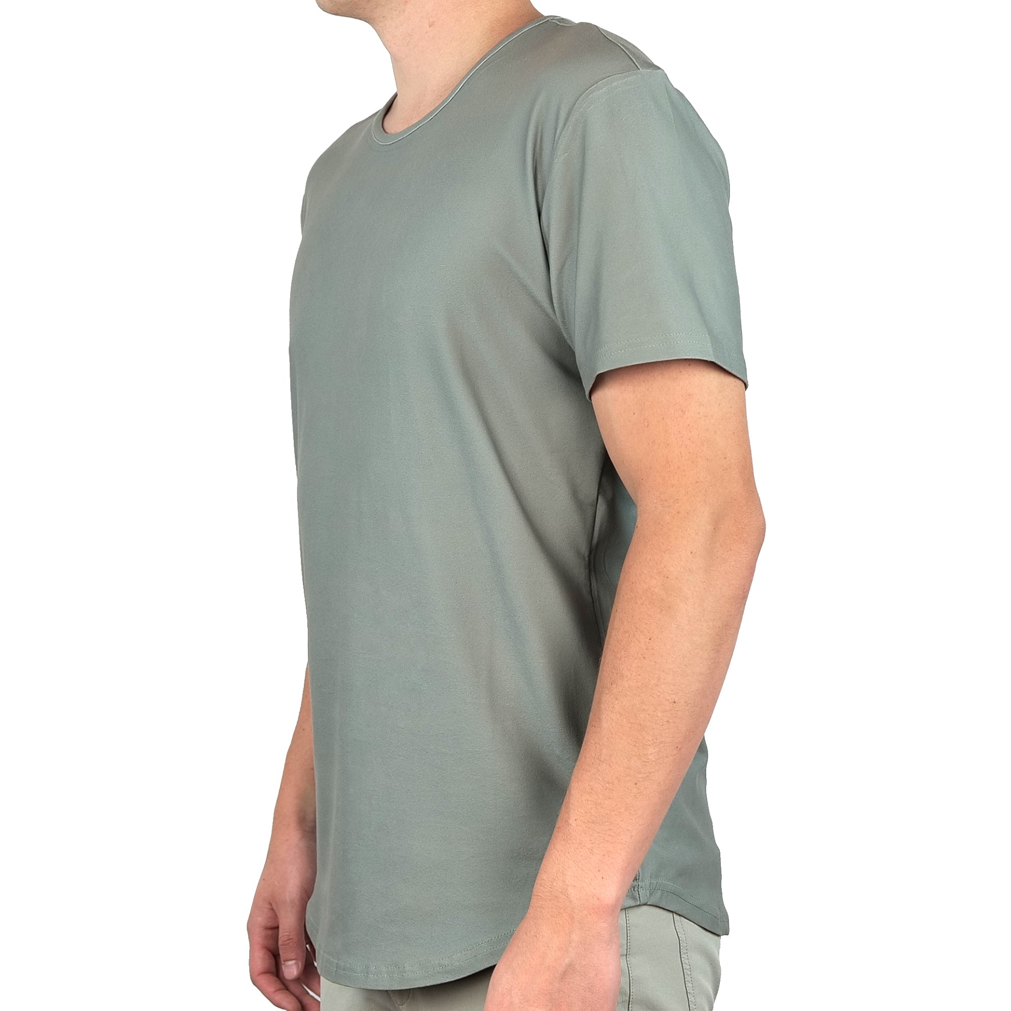Premium Crew Curve Hem Short Sleeve