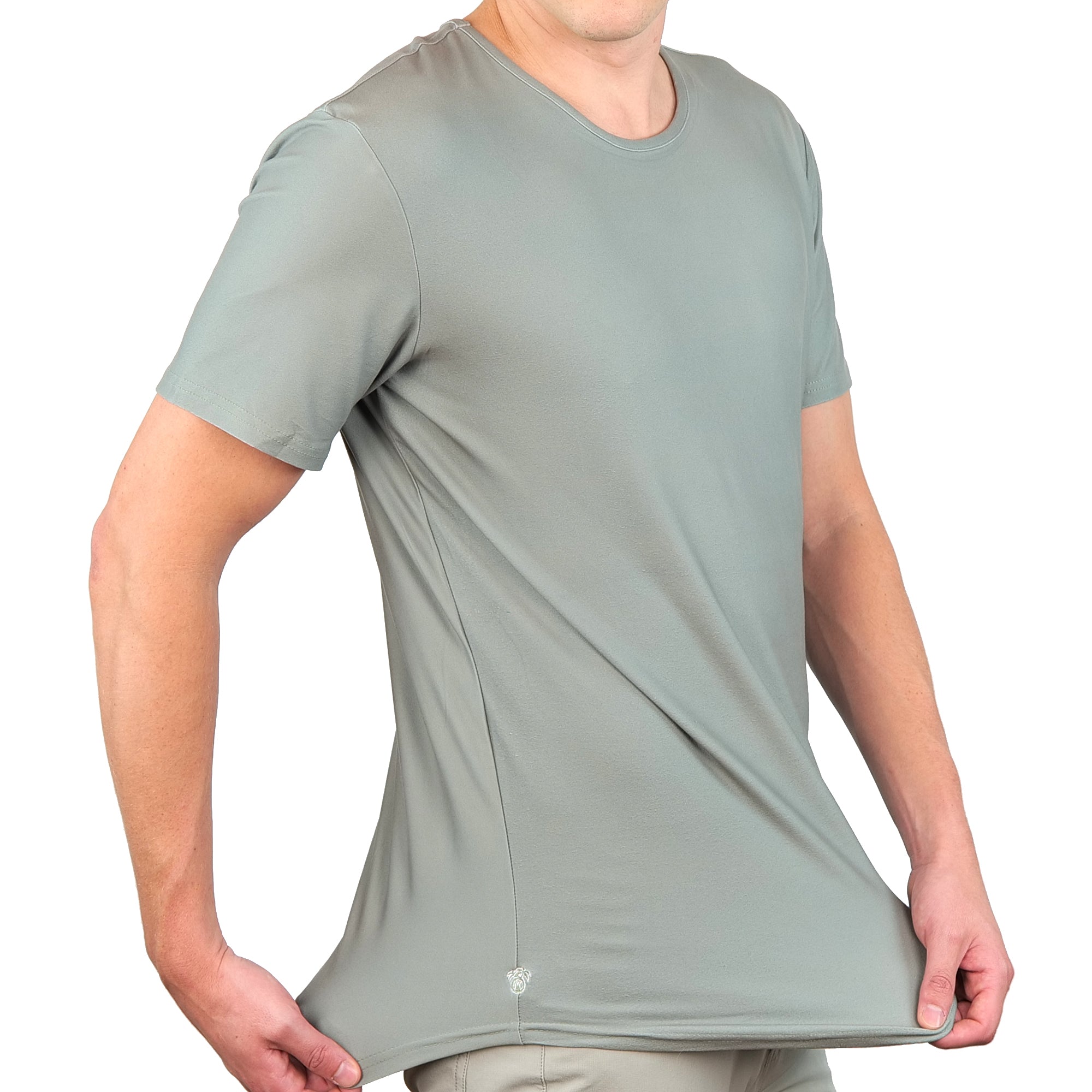 Premium Crew Curve Hem Short Sleeve