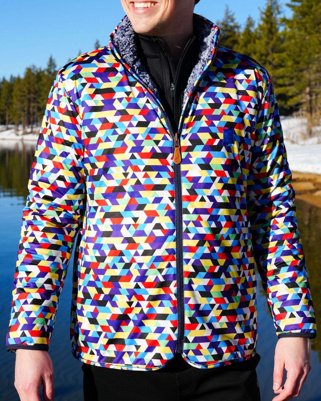 Reversible Sherpa Full Zip