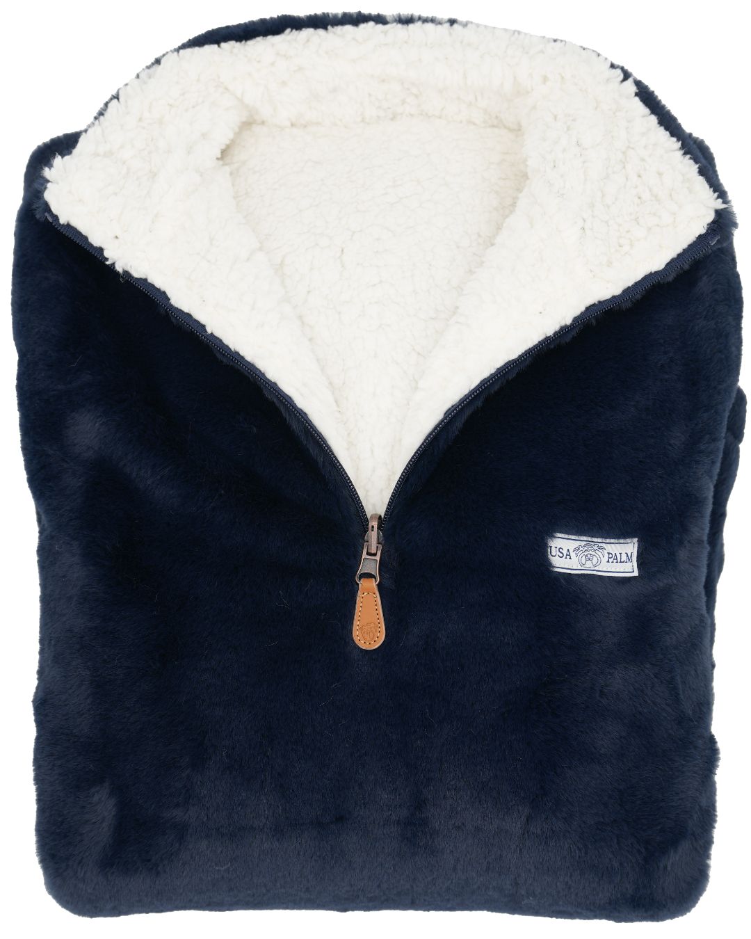 Reversible Double Sherpa 1/4 Zip