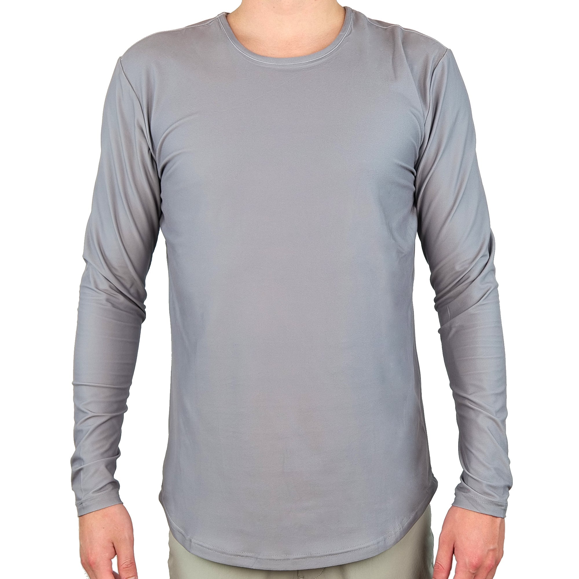 Premium Crew Curve Hem Long Sleeve