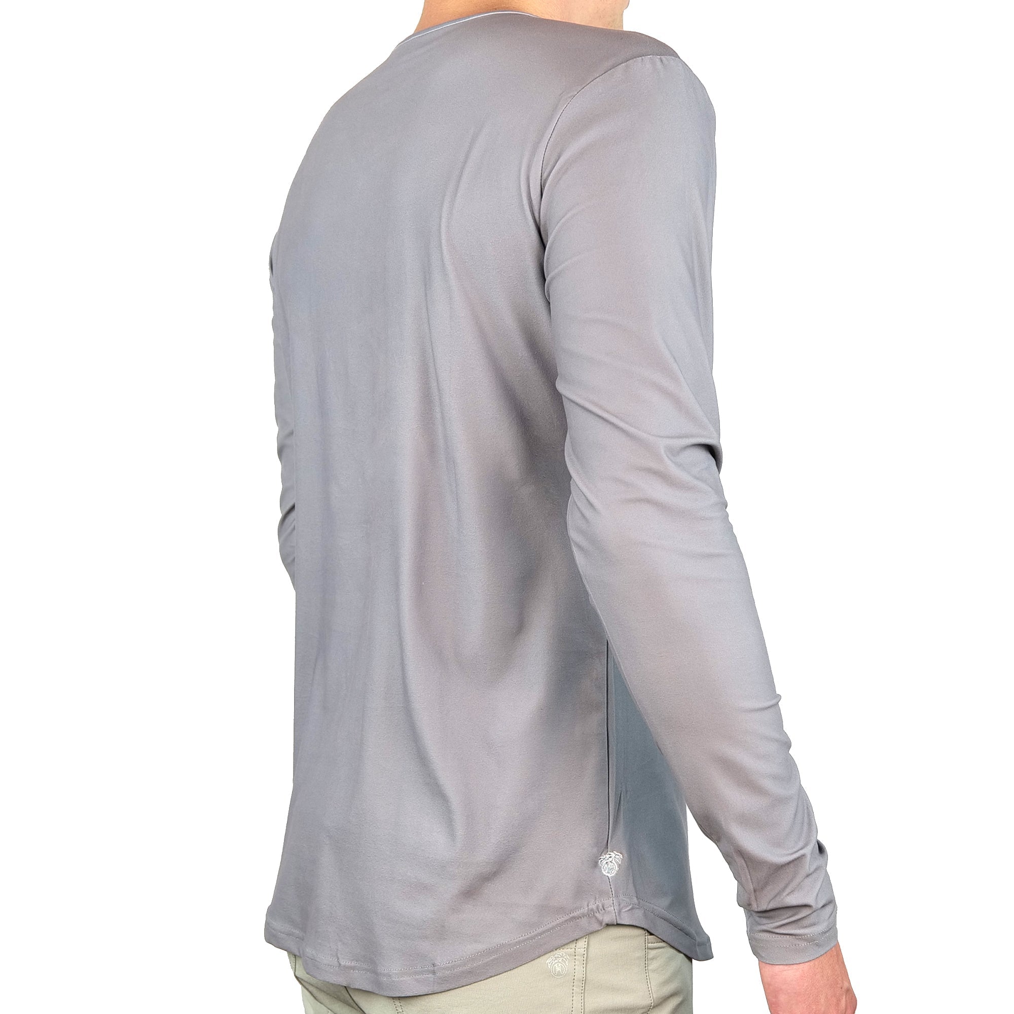 Premium Crew Curve Hem Long Sleeve