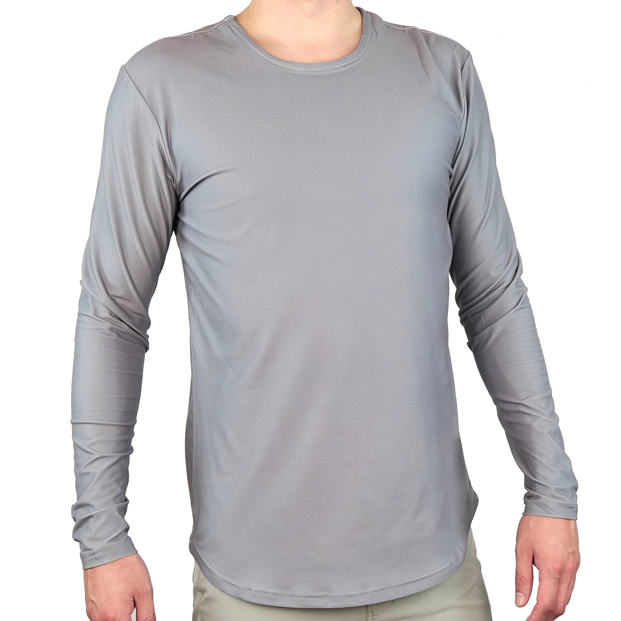 Premium Crew Curve Hem Long Sleeve