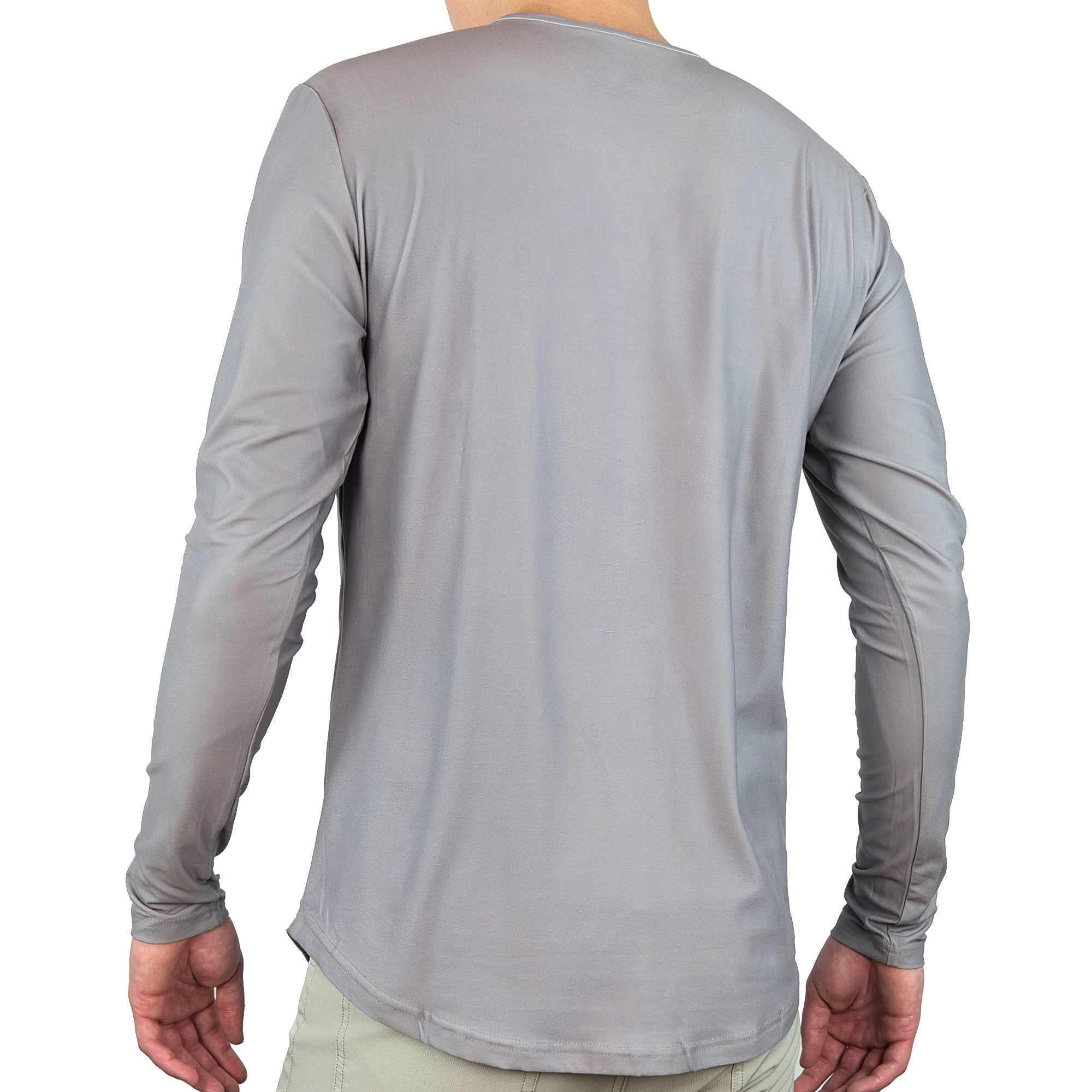 Premium Crew Curve Hem Long Sleeve