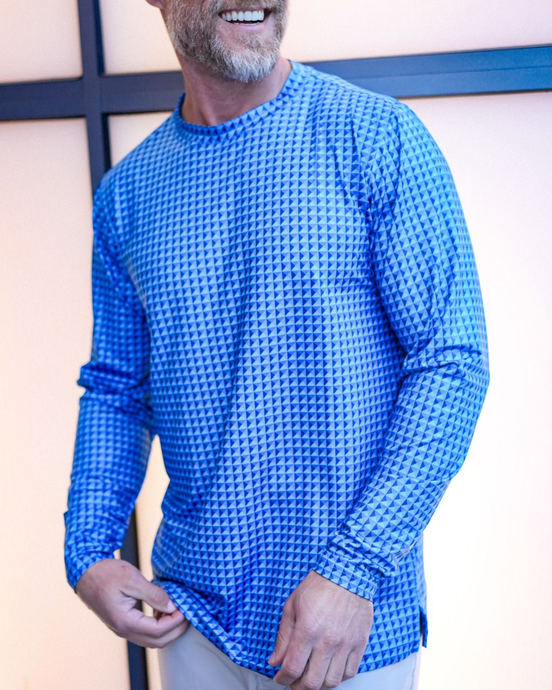 Silky Soft Crew Polo Long Sleeve