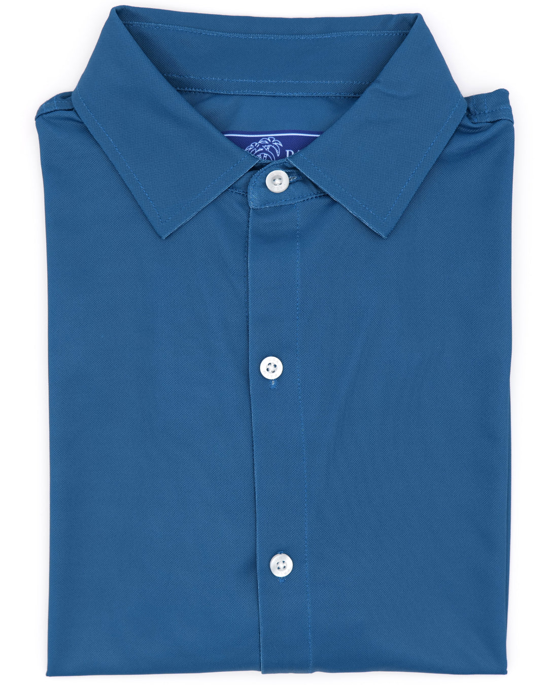 Pique Stretch Button Up Short Sleeves